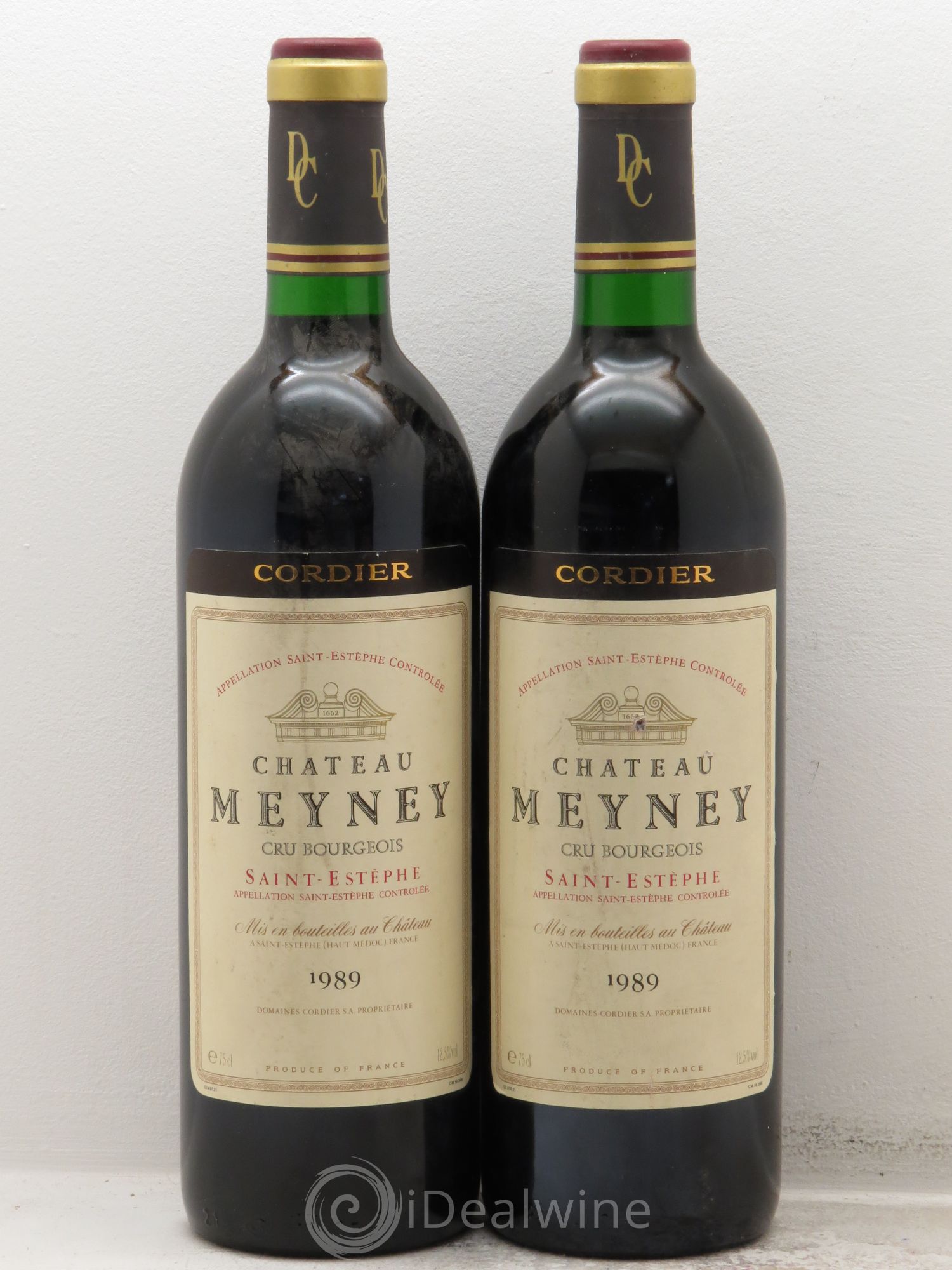 Château Meyney 1989 - Lot de 2 bouteilles - 0