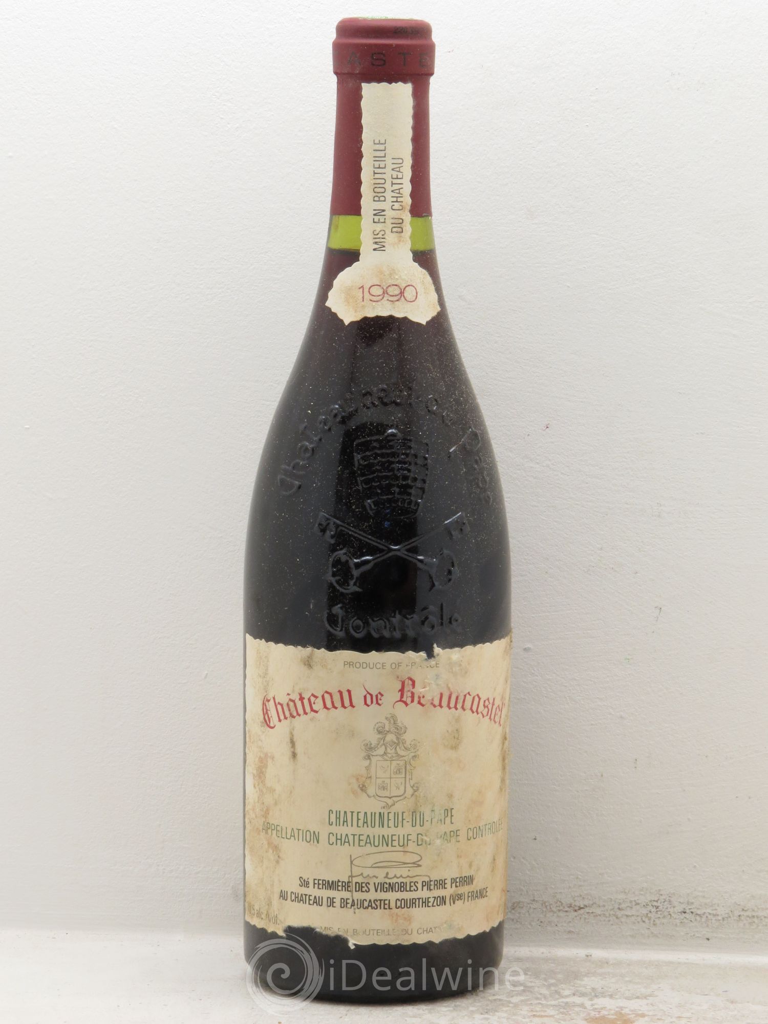Châteauneuf-du-Pape Château de Beaucastel Famille Perrin 1990 - Lot de 1 bouteille - 0