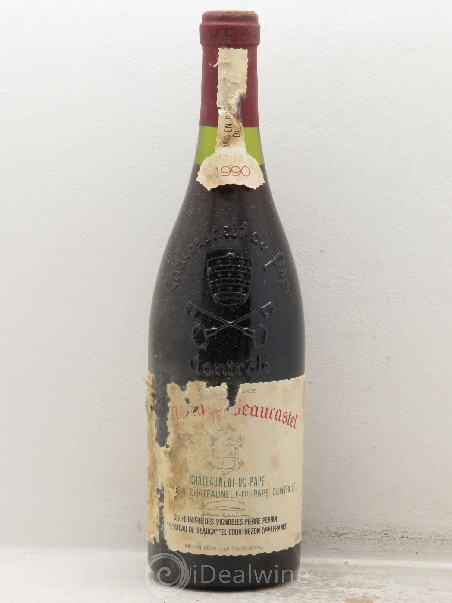 Châteauneuf-du-Pape Château de Beaucastel Famille Perrin 1990 - Lot de 1 bouteille - 0