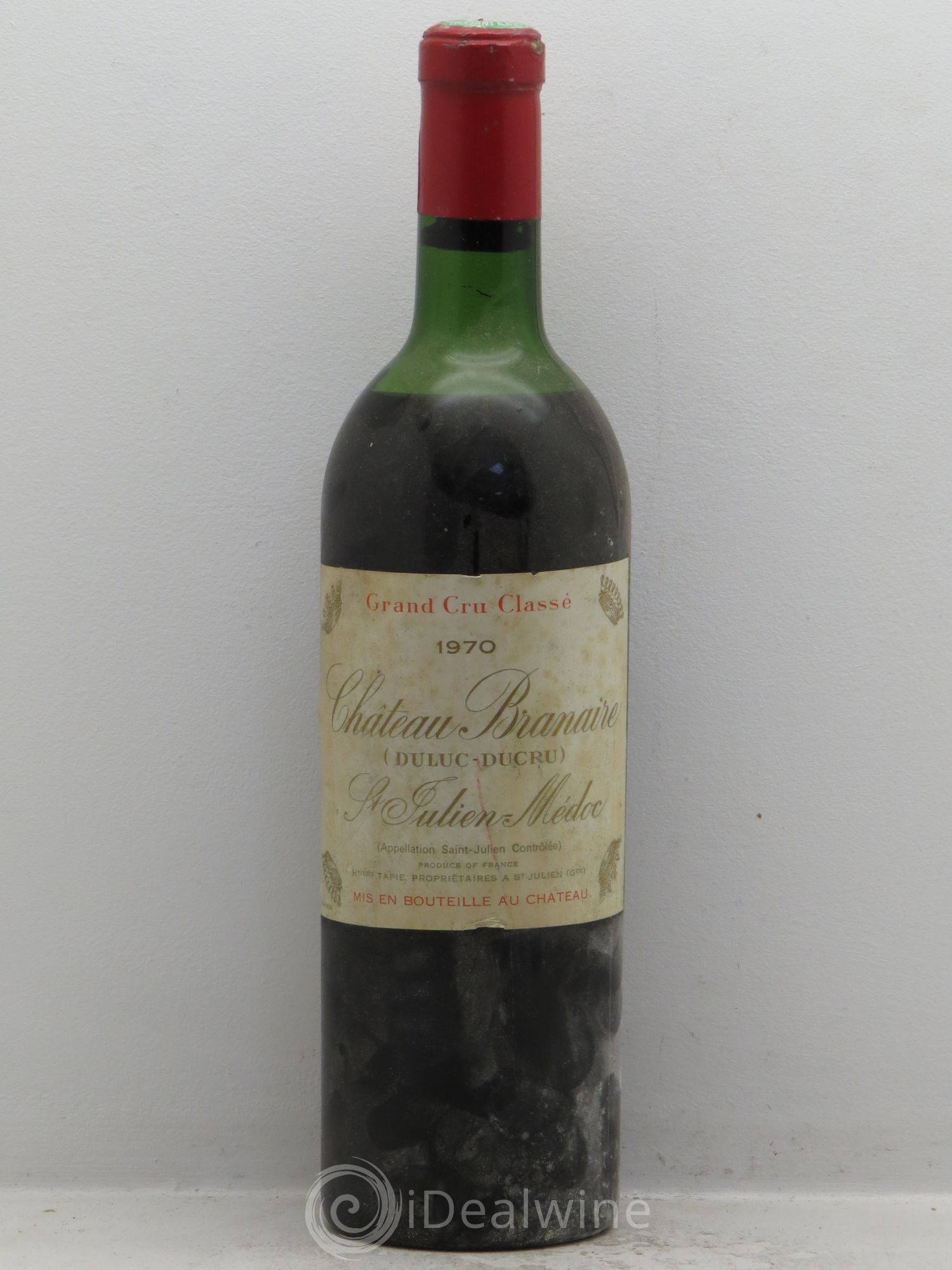 Château Branaire Ducru 4ème Grand Cru Classé 1970 - Lot de 1 bouteille - 0