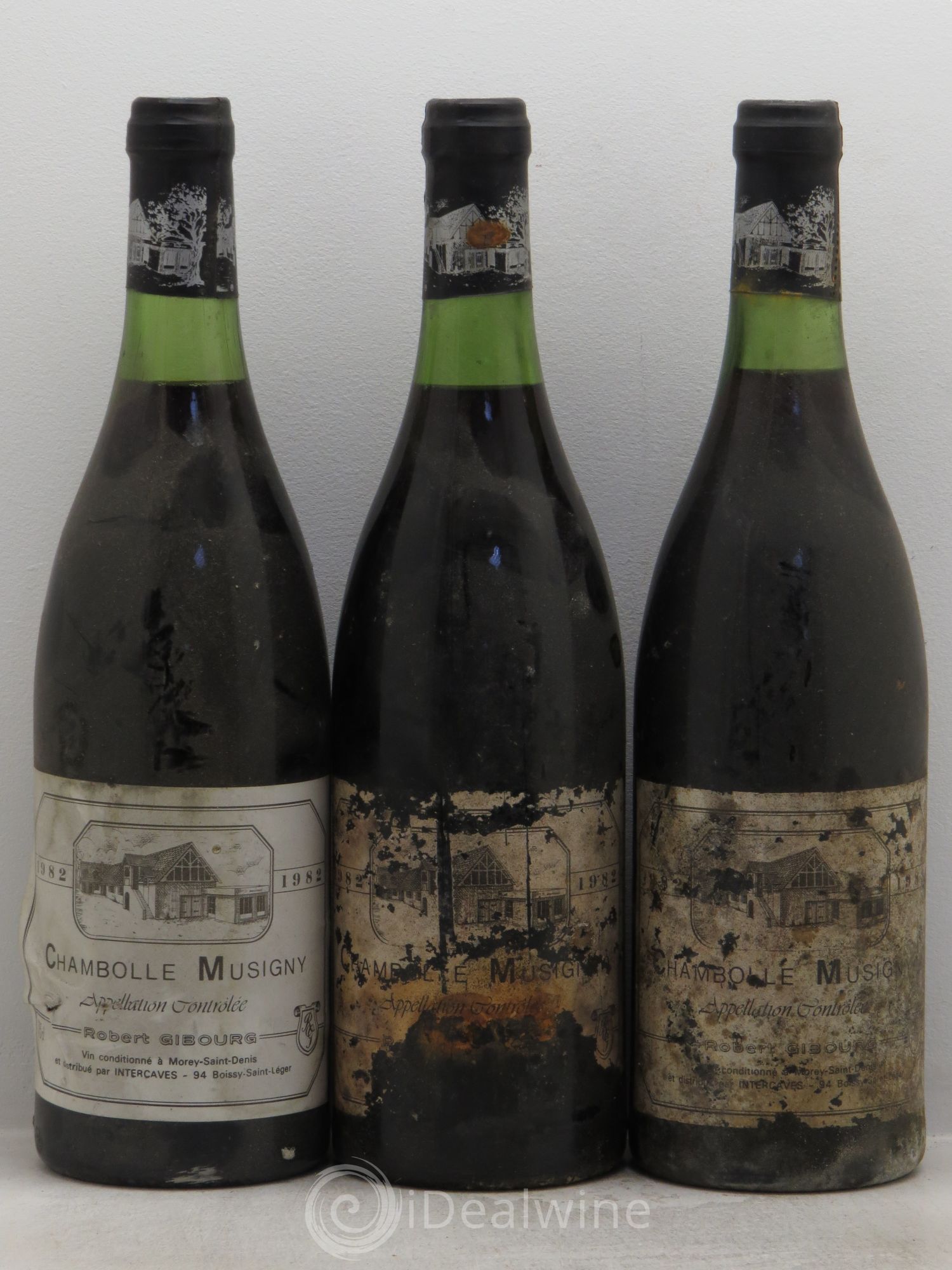Chambolle-Musigny Domaine Gibourg 1982 - Posten von 3 Flaschen - 0