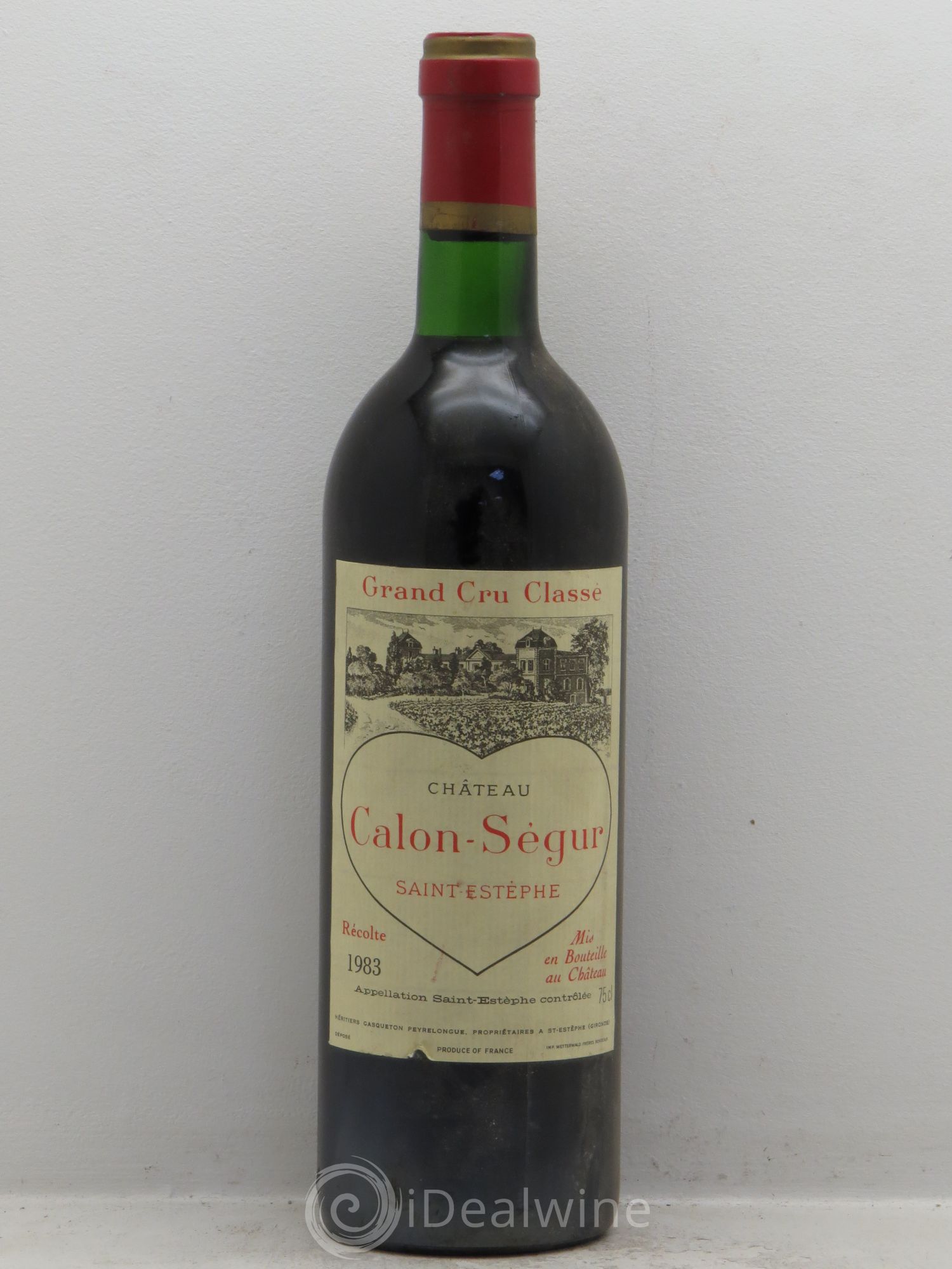 Château Calon Ségur 3ème Grand Cru Classé 1983 - Lot de 1 bouteille - 0