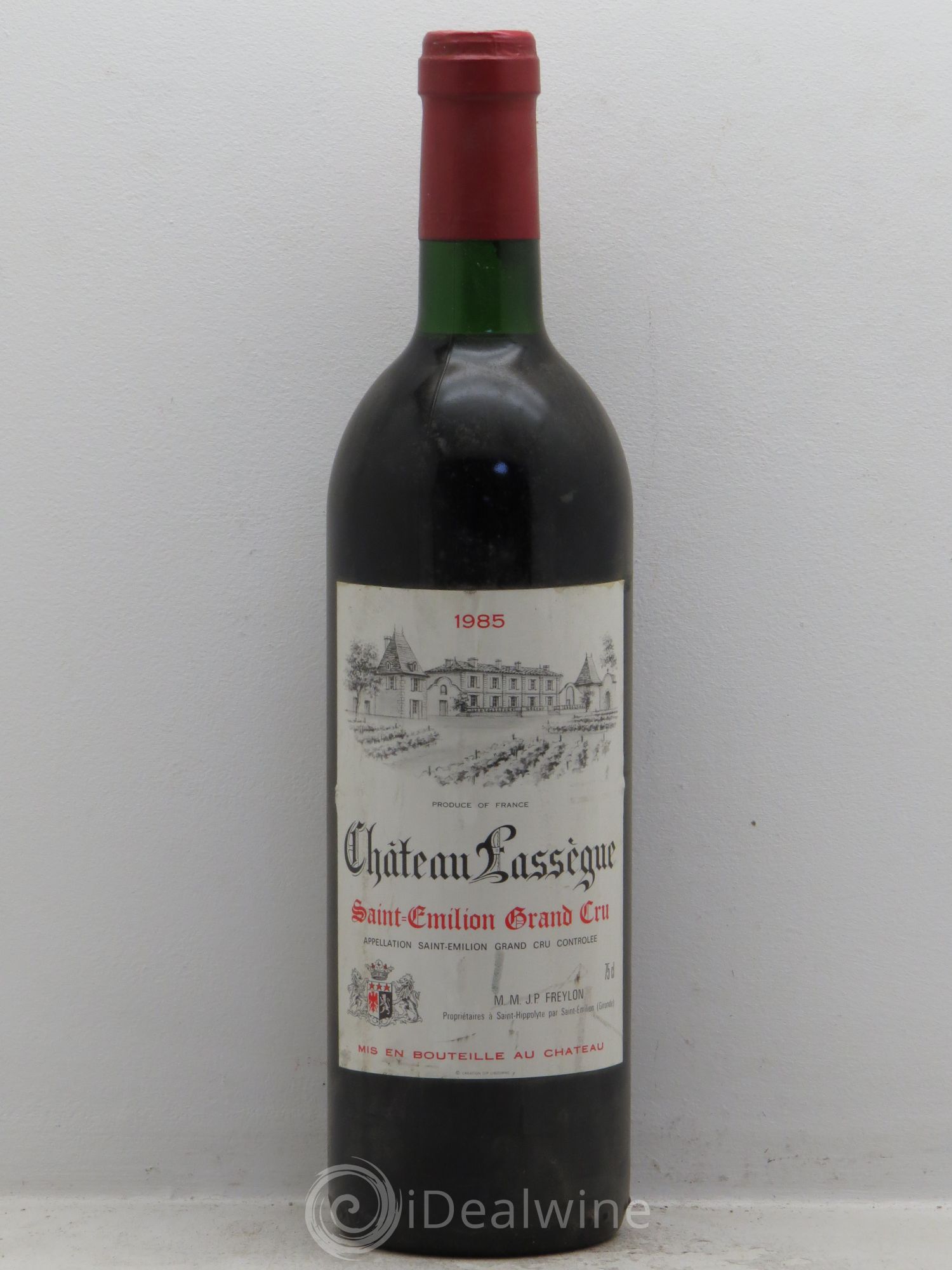 Saint-Émilion Château Lassegue 1985 - Lot de 1 bouteille - 0