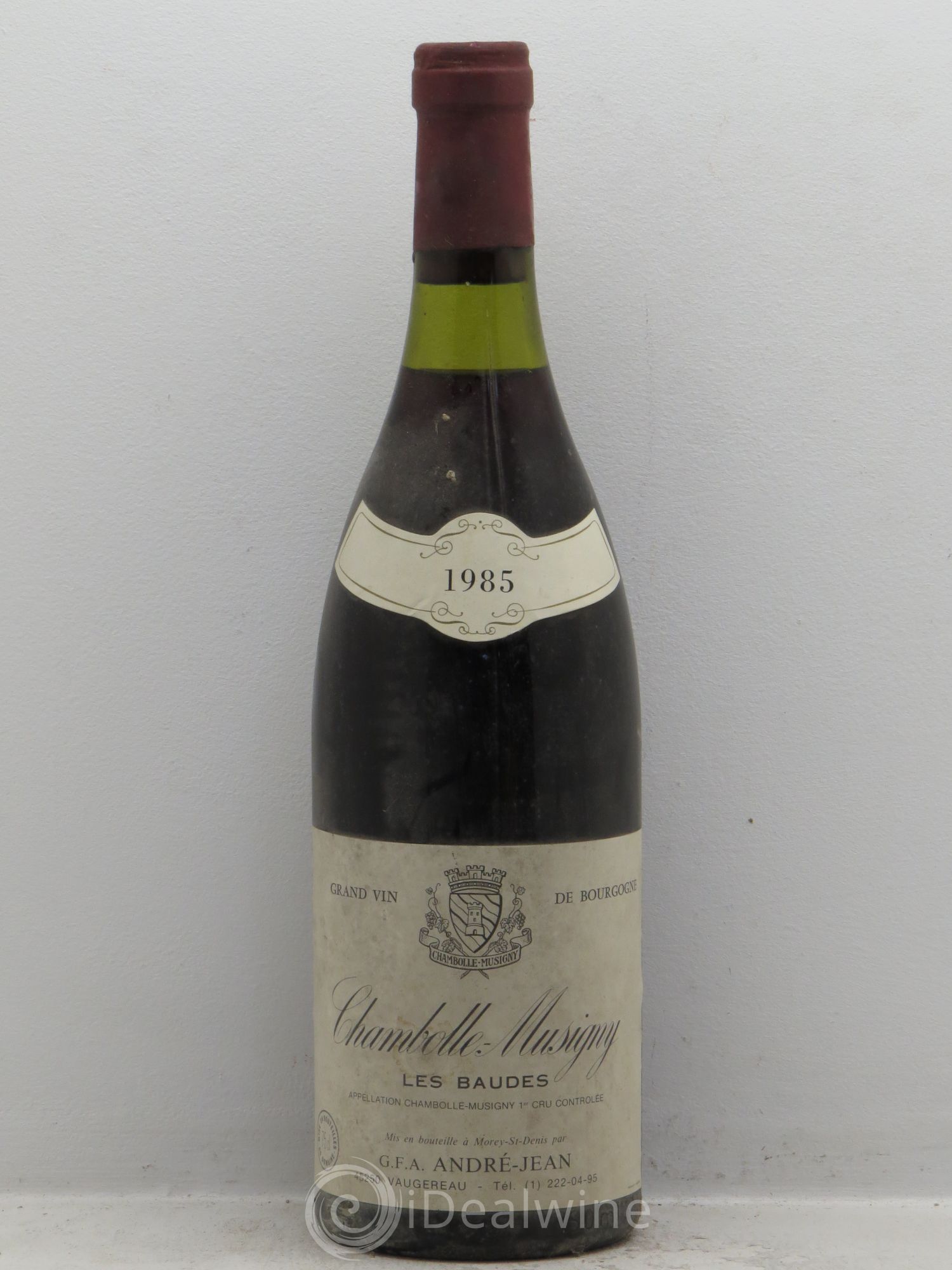 Chambolle-Musigny 1er Cru André Jean 1985 - Lot de 1 bouteille - 0