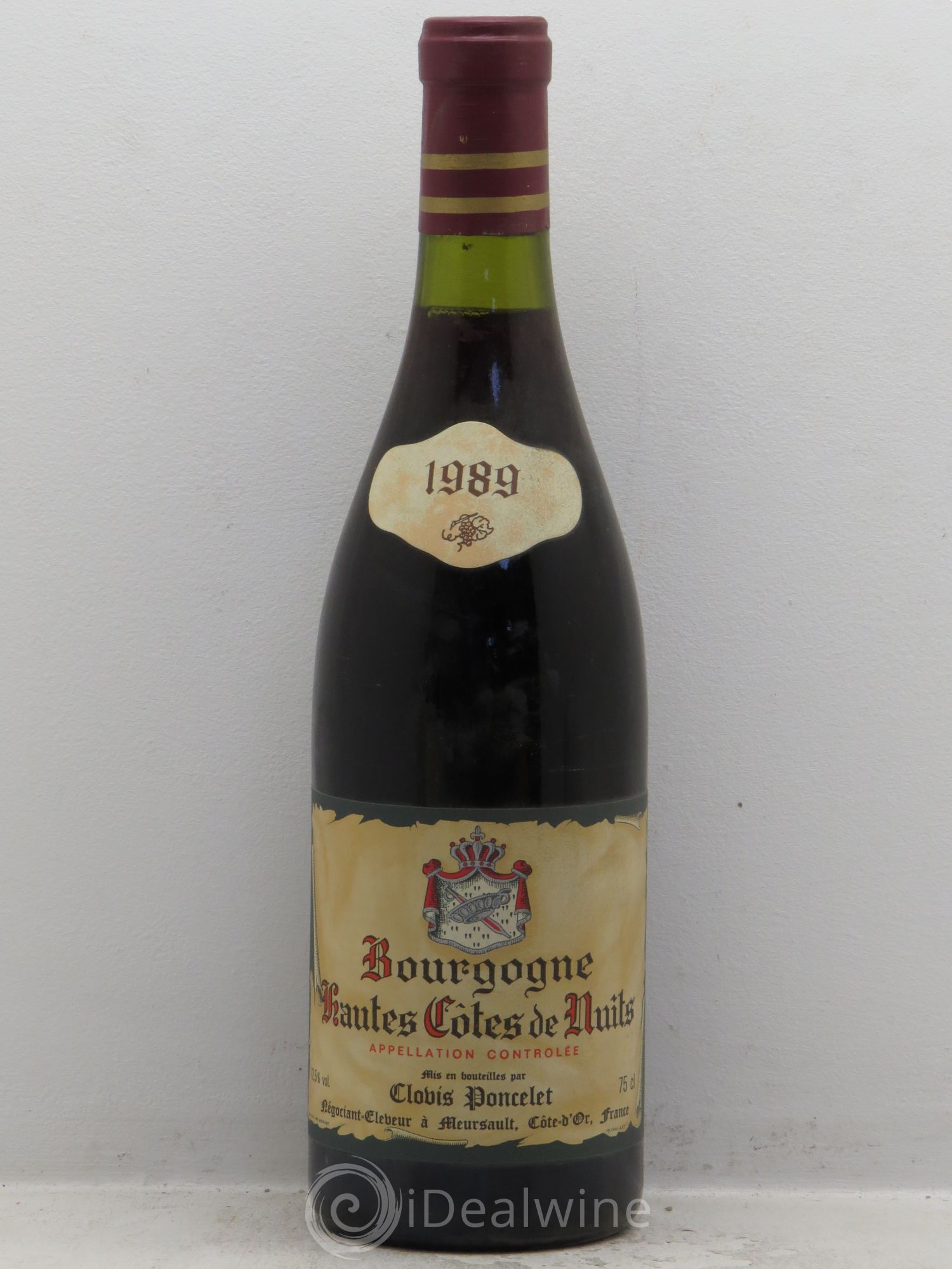 Hautes-Côtes de Nuits Clovis Poncelet 1989 - Lot de 1 bouteille - 0