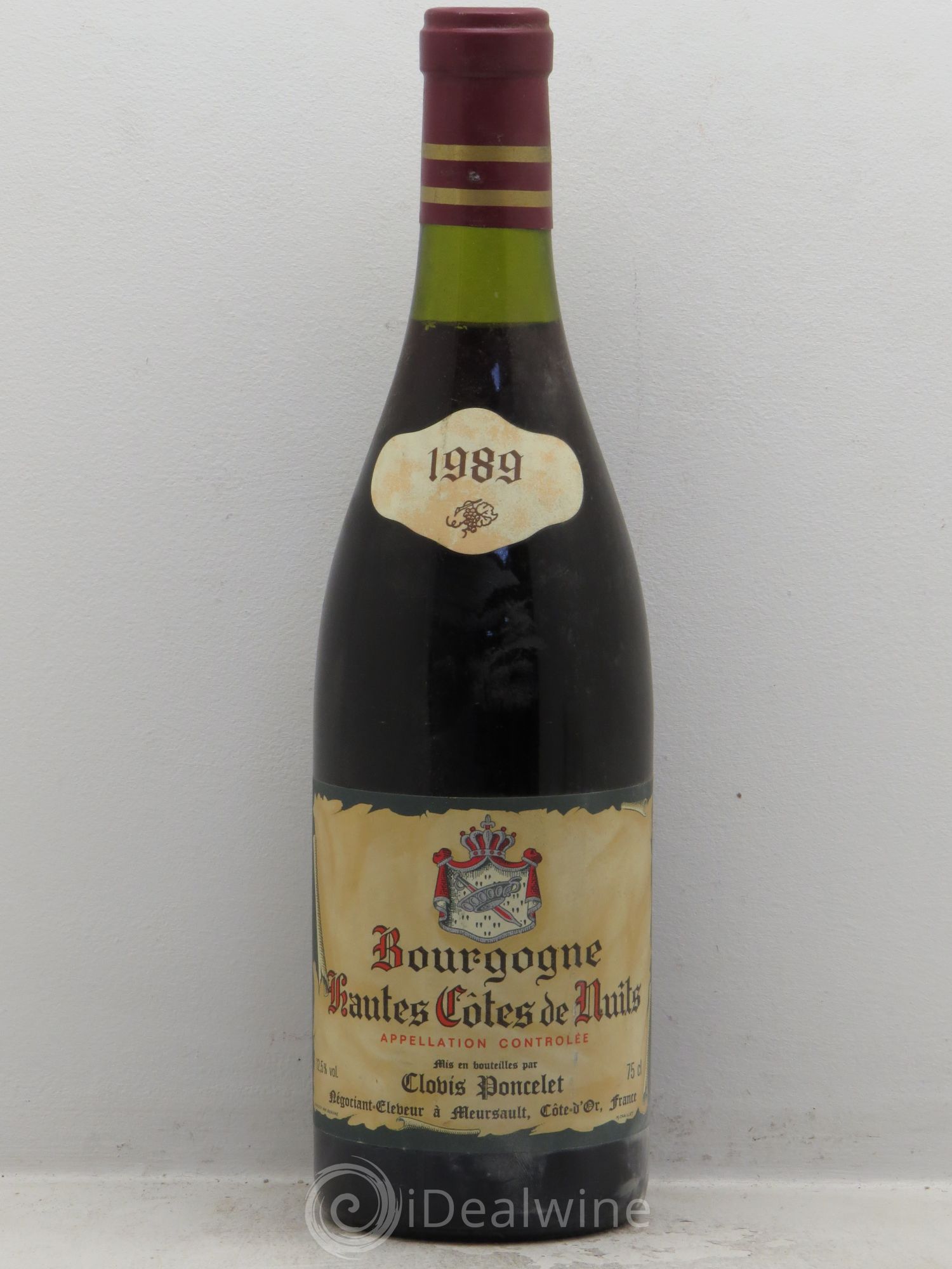 Hautes-Côtes de Nuits Clovis Poncelet 1989 - Lot de 1 bouteille - 0