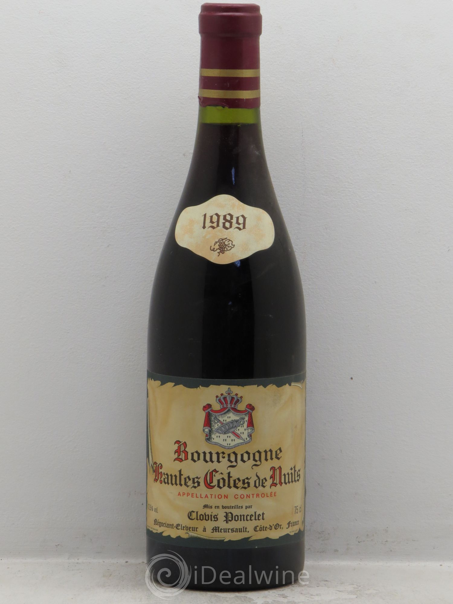 Hautes-Côtes de Nuits Clovis Poncelet 1989 - Lot de 1 bouteille - 0