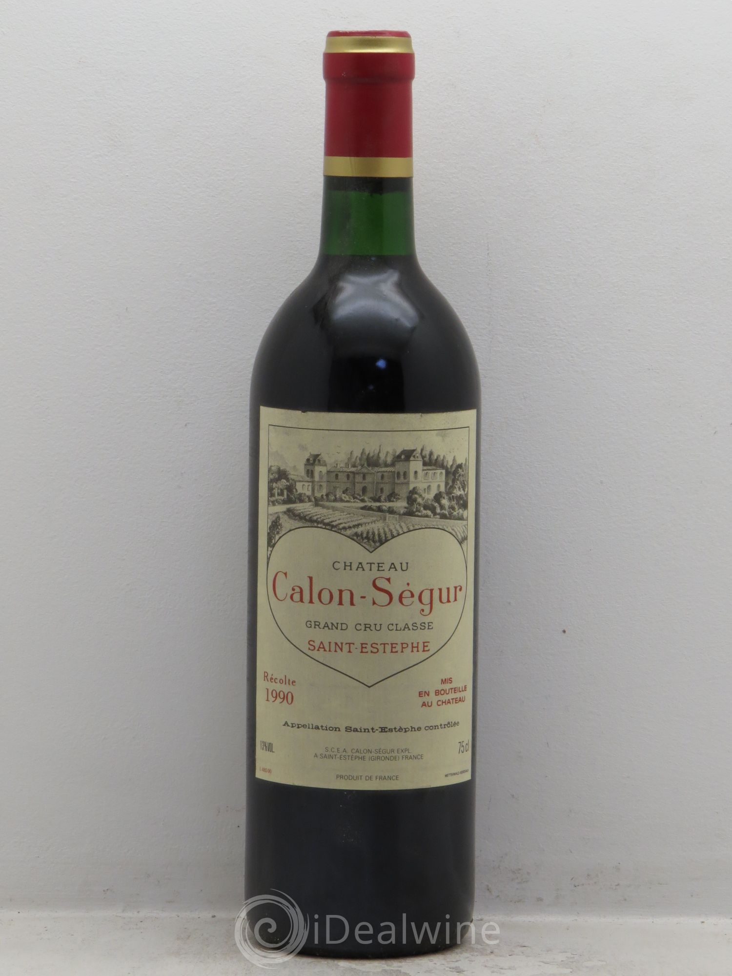 Château Calon Ségur 3ème Grand Cru Classé 1990 - Lot de 1 bouteille - 0