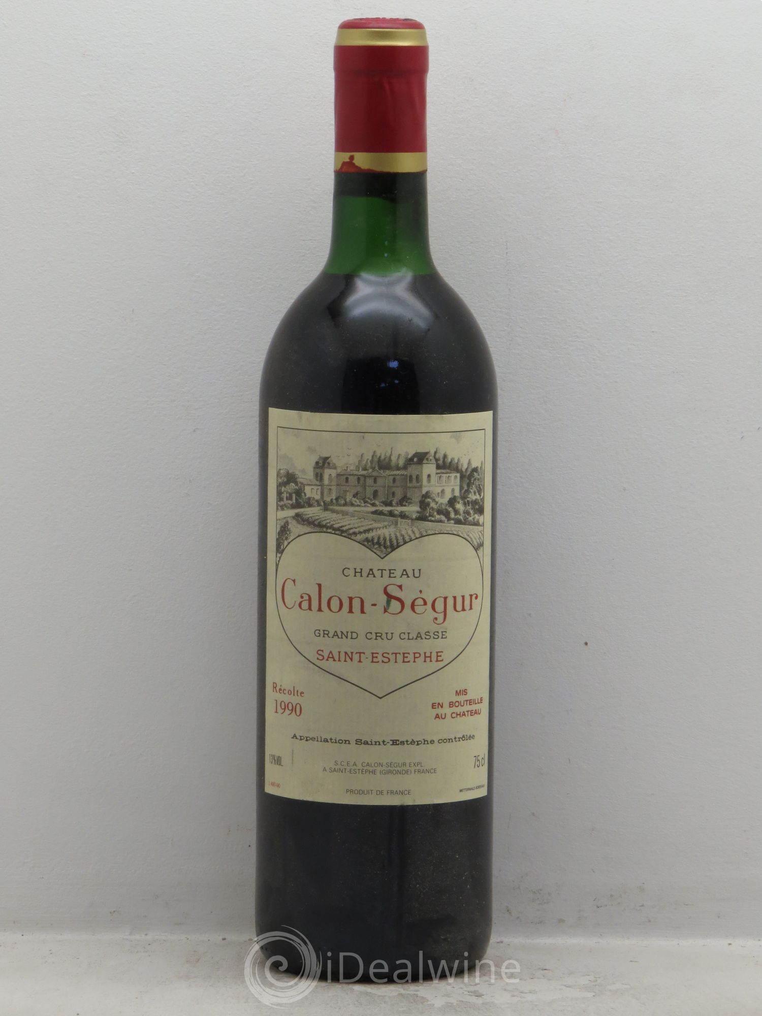 Château Calon Ségur 3ème Grand Cru Classé 1990 - Lot de 6 bouteilles - 0