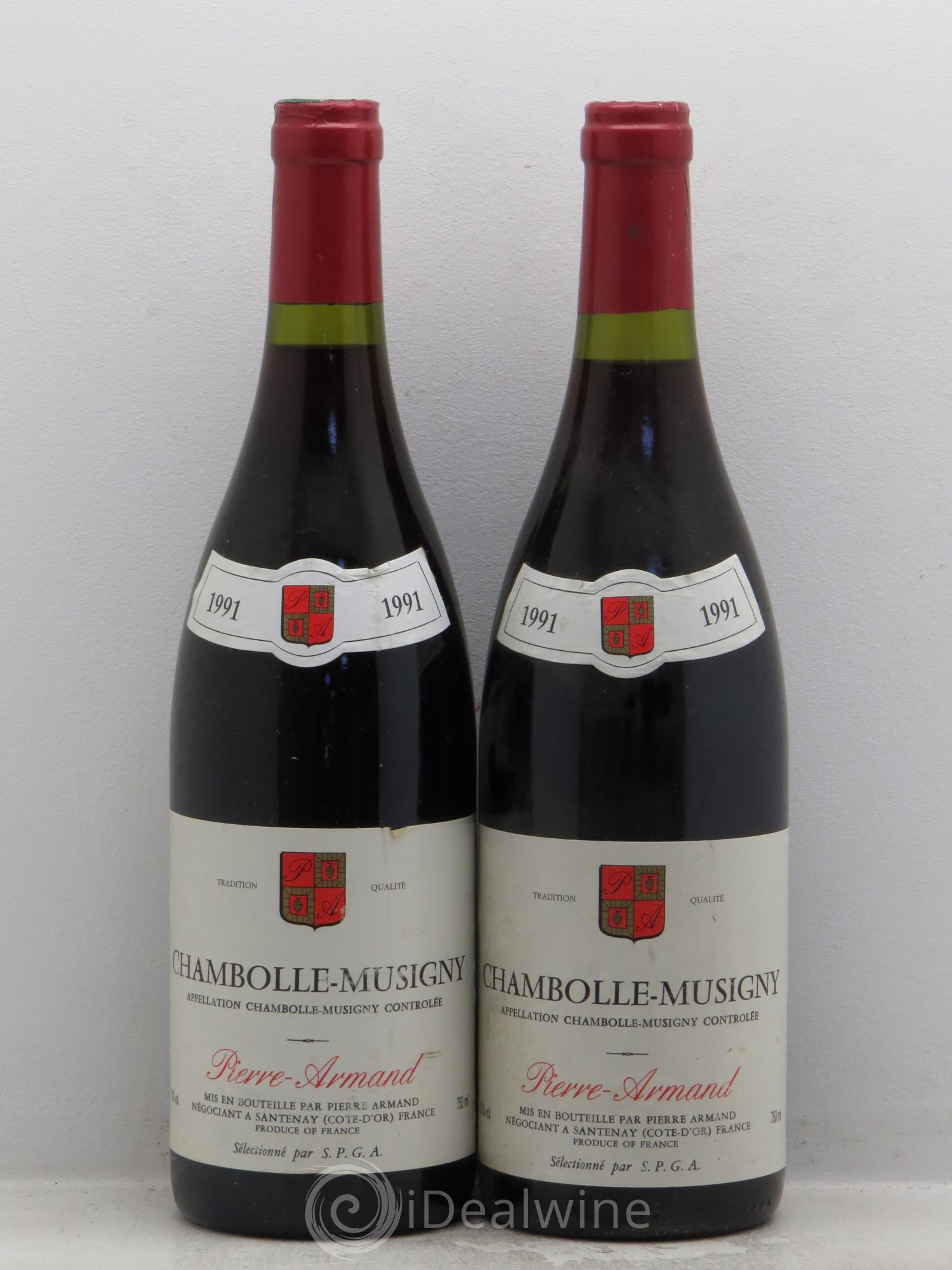 Chambolle-Musigny Domaine Pierre Armand 1991 - Posten von 2 Flaschen - 0