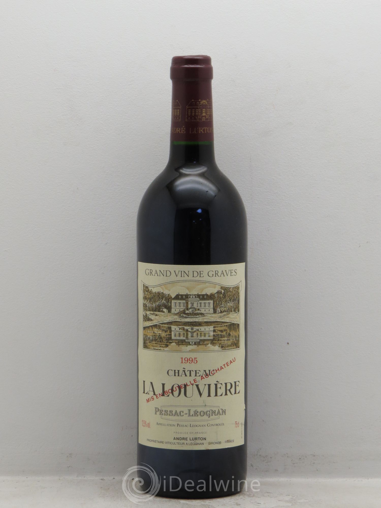 Château la Louvière 1995 - Lot de 1 bouteille - 0