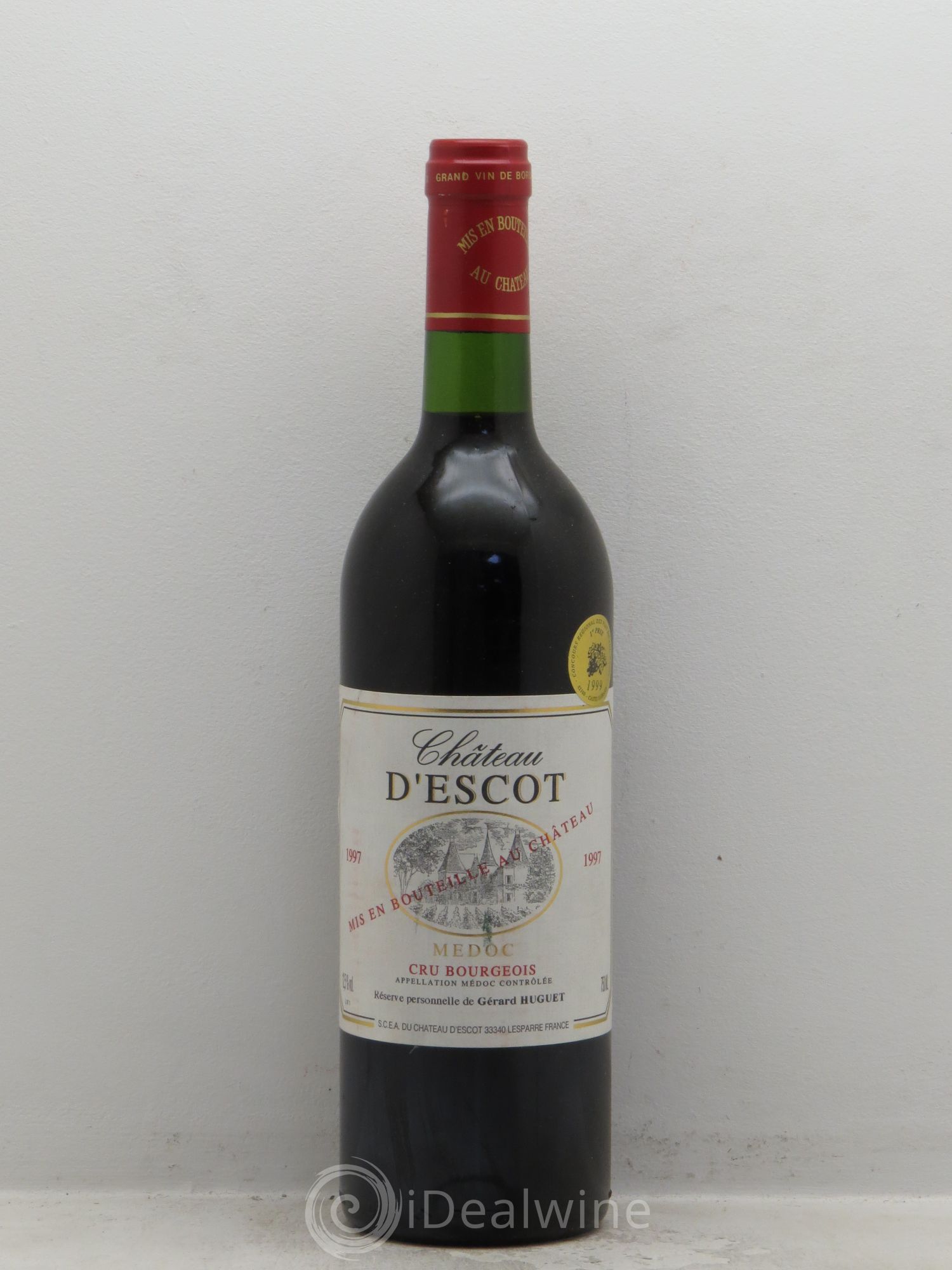 Bordeaux Médoc Château d'Escot 1997 - Posten von 1 Flasche - 0