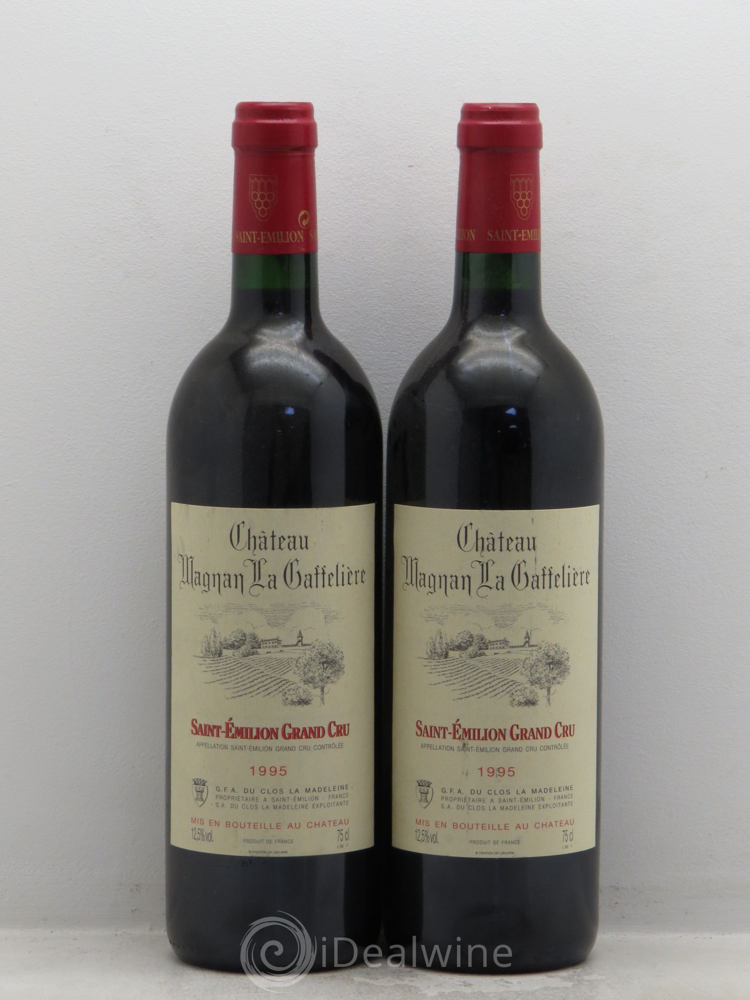 Château Magnan la Gaffelière 1995 - Lot de 2 bouteilles - 0