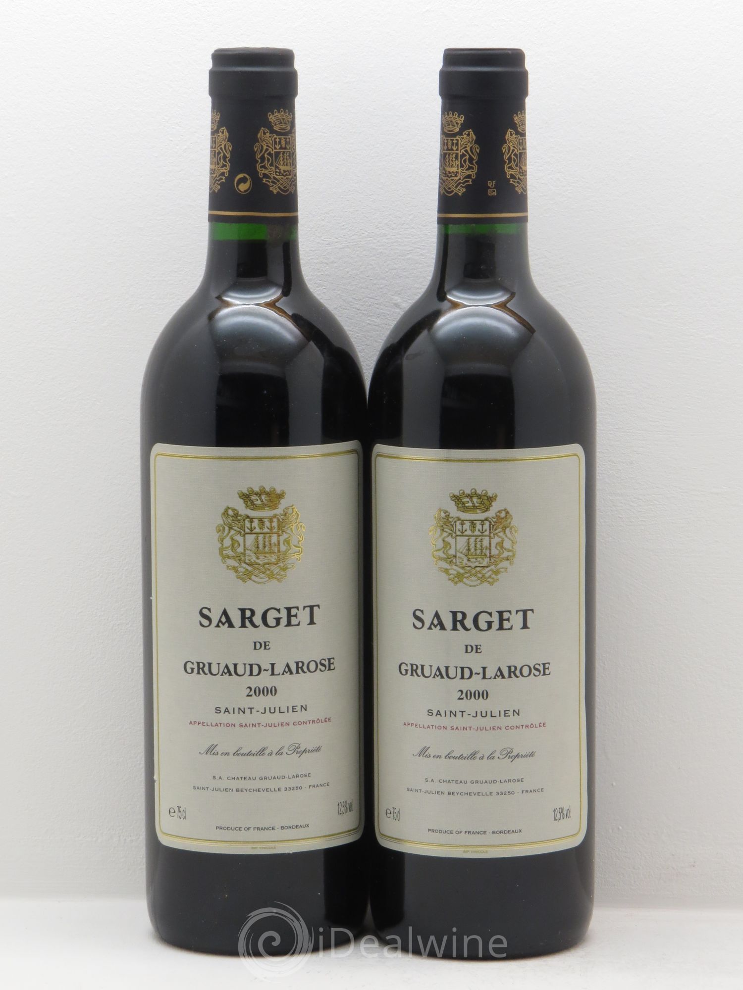 Sarget de Gruaud Larose Second Vin 2000 - Lot de 2 bouteilles - 0