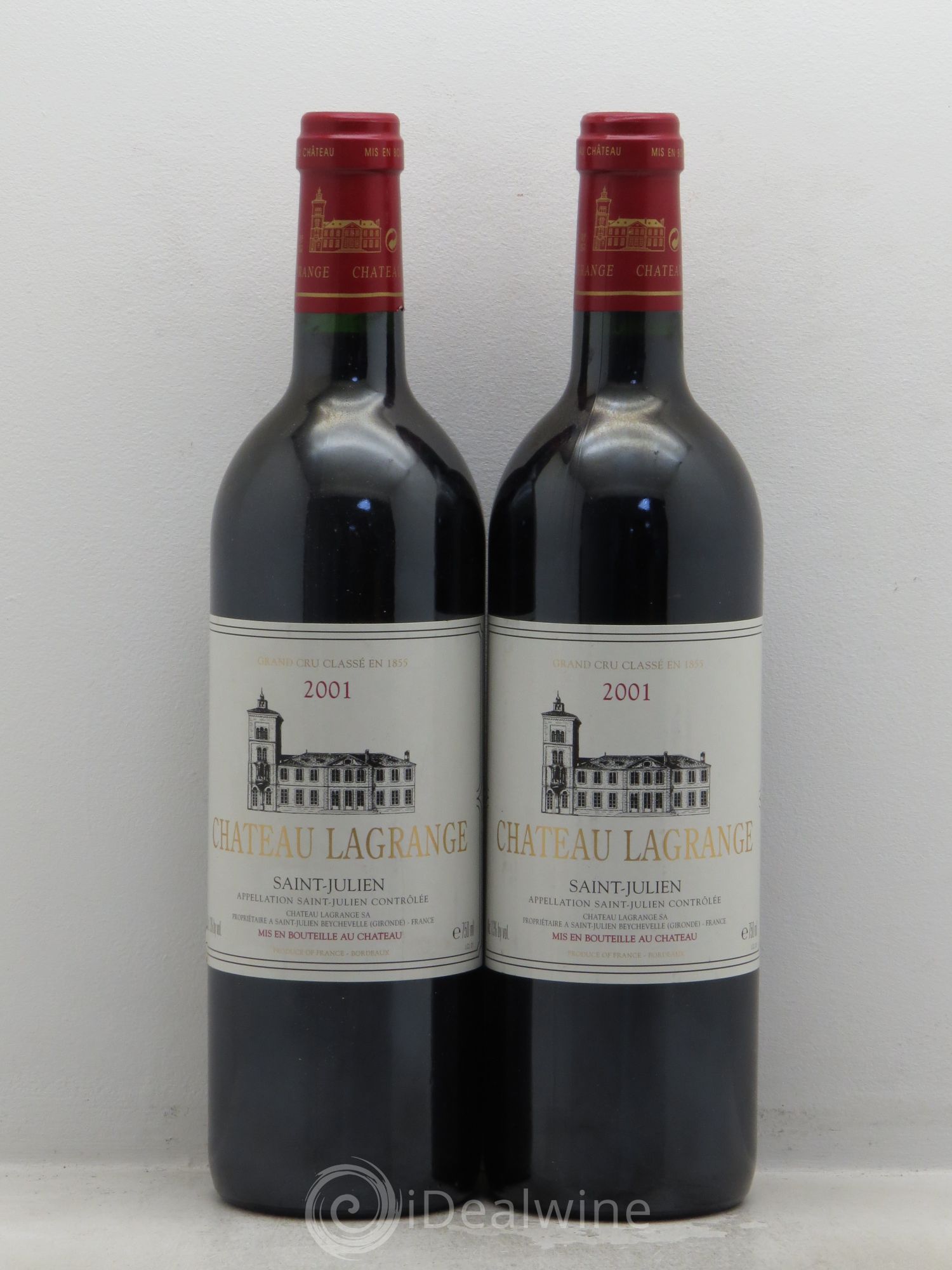 Château Lagrange 3ème Grand Cru Classé 2001 - Lot de 2 bouteilles - 0