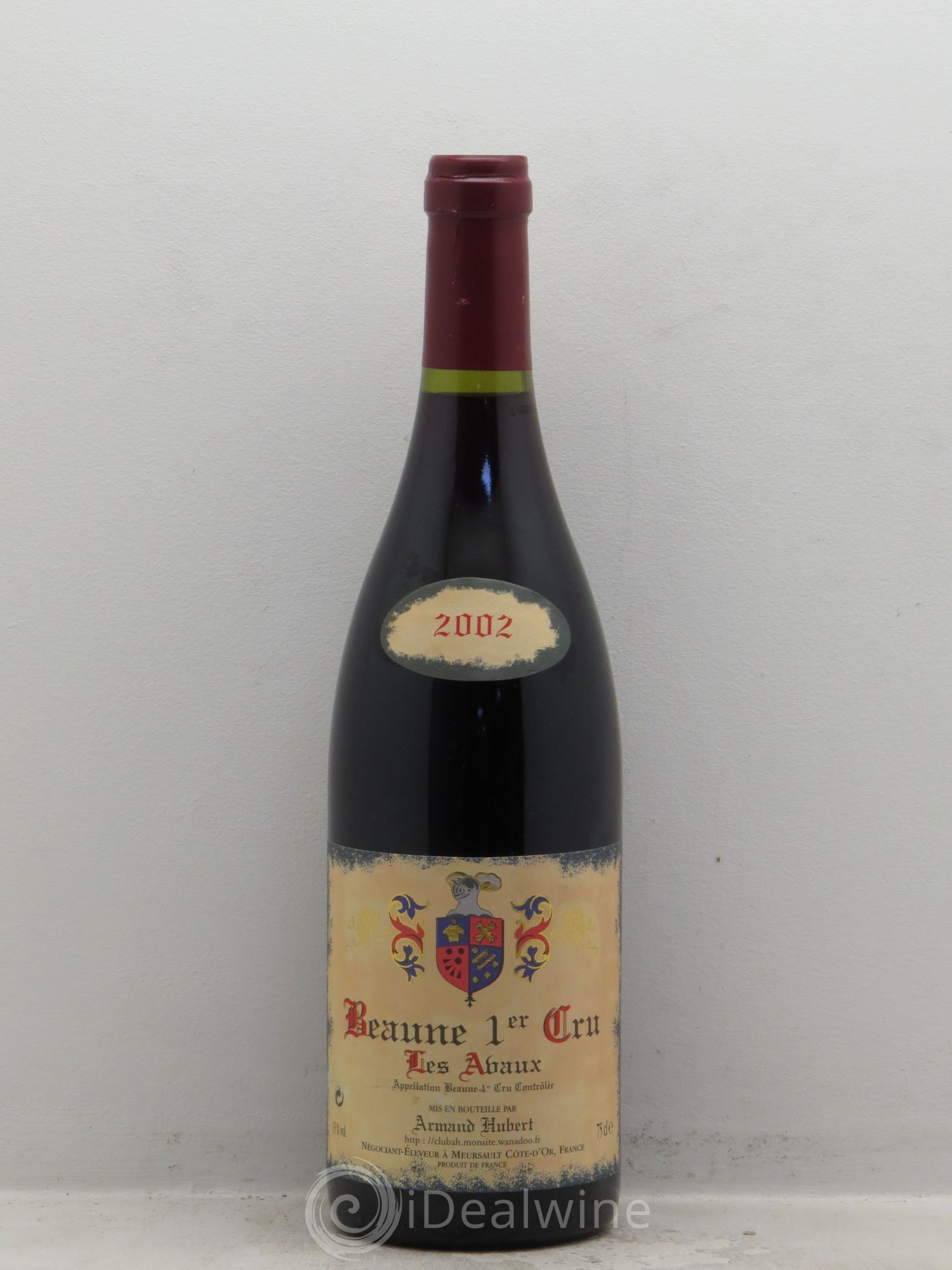 Beaune 1er Cru Armand Hubert 2002 - Lot de 6 bouteilles - 0