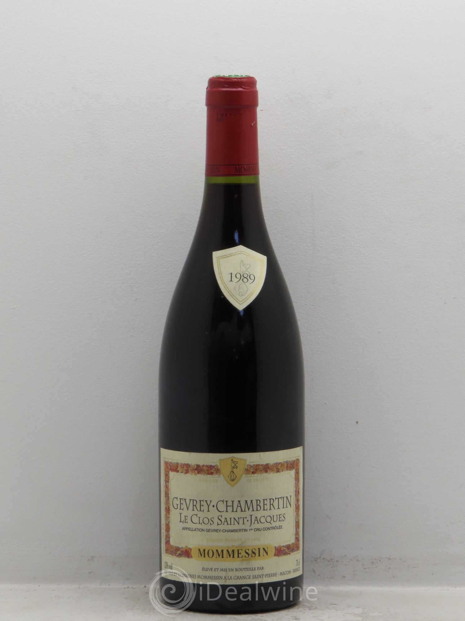 Gevrey-Chambertin 1er Cru Mommessin 1989 - Lot de 1 bouteille - 0