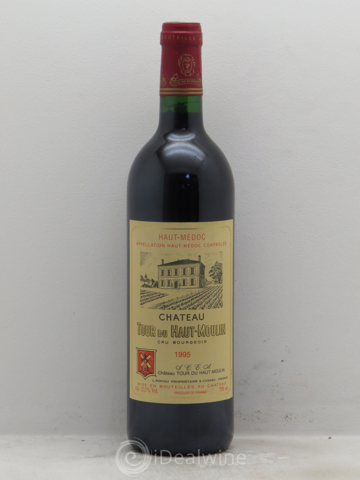 Château Tour du Haut Moulin Cru Bourgeois 1995 - Lot de 1 bouteille - 0