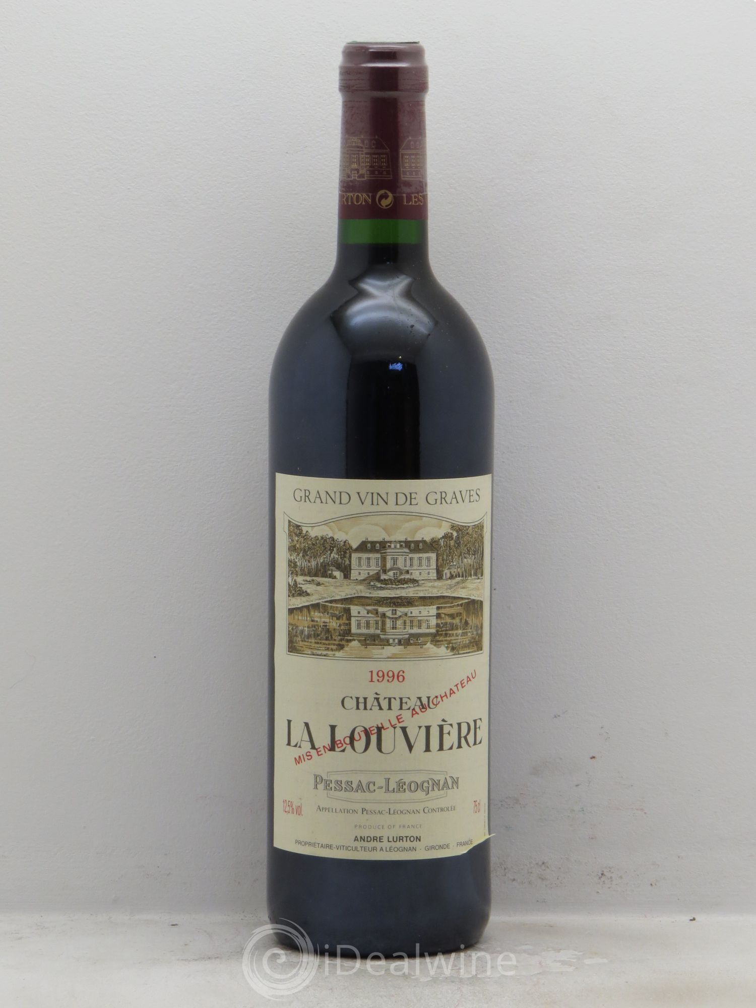 Château la Louvière 1996 - Lot de 12 bouteilles - 0