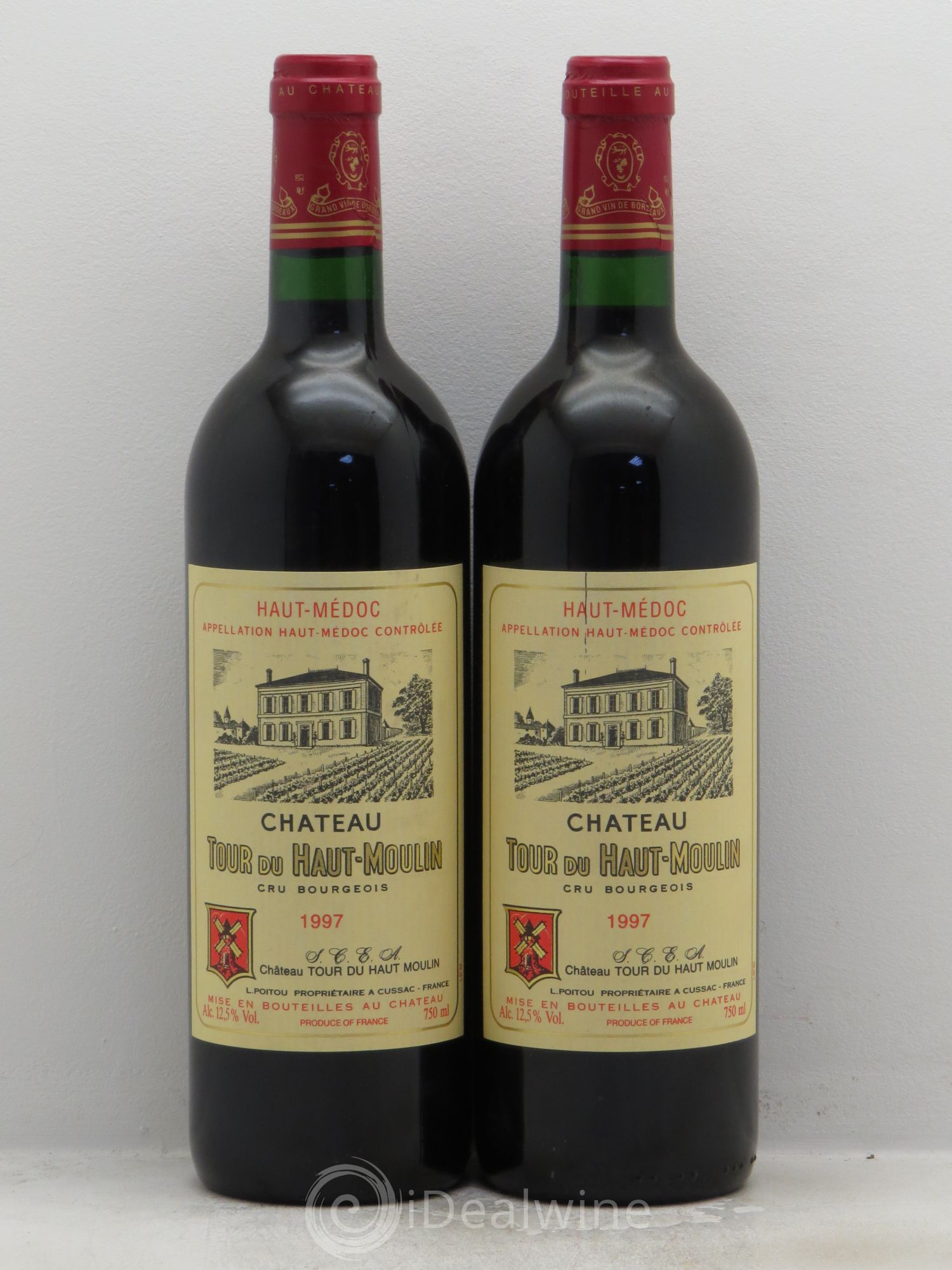 Château Tour du Haut Moulin Cru Bourgeois 1997 - Lot de 2 bouteilles - 0