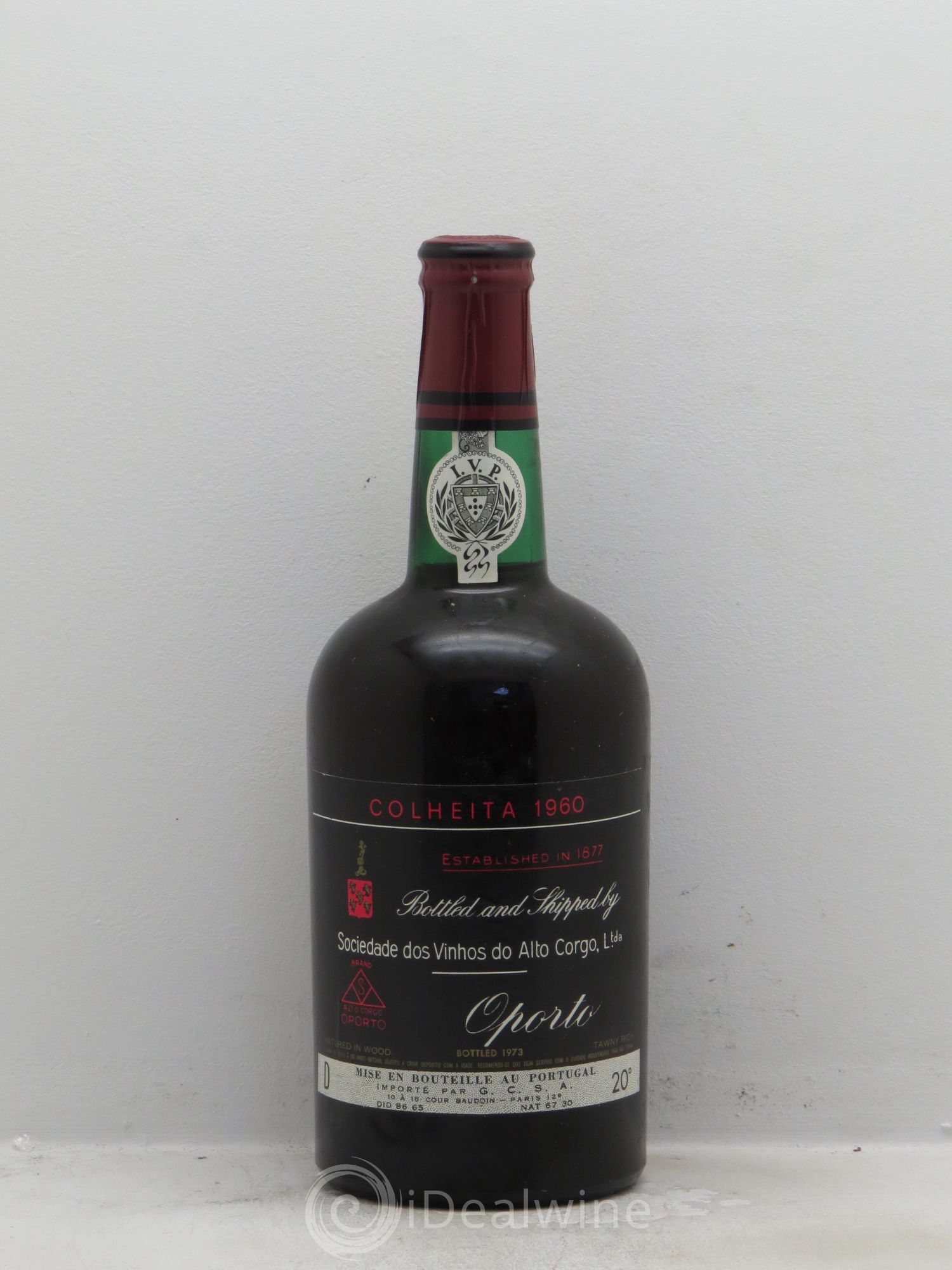 Porto Oporto Alto Corgo 1960 - Posten von 1 Flasche - 0