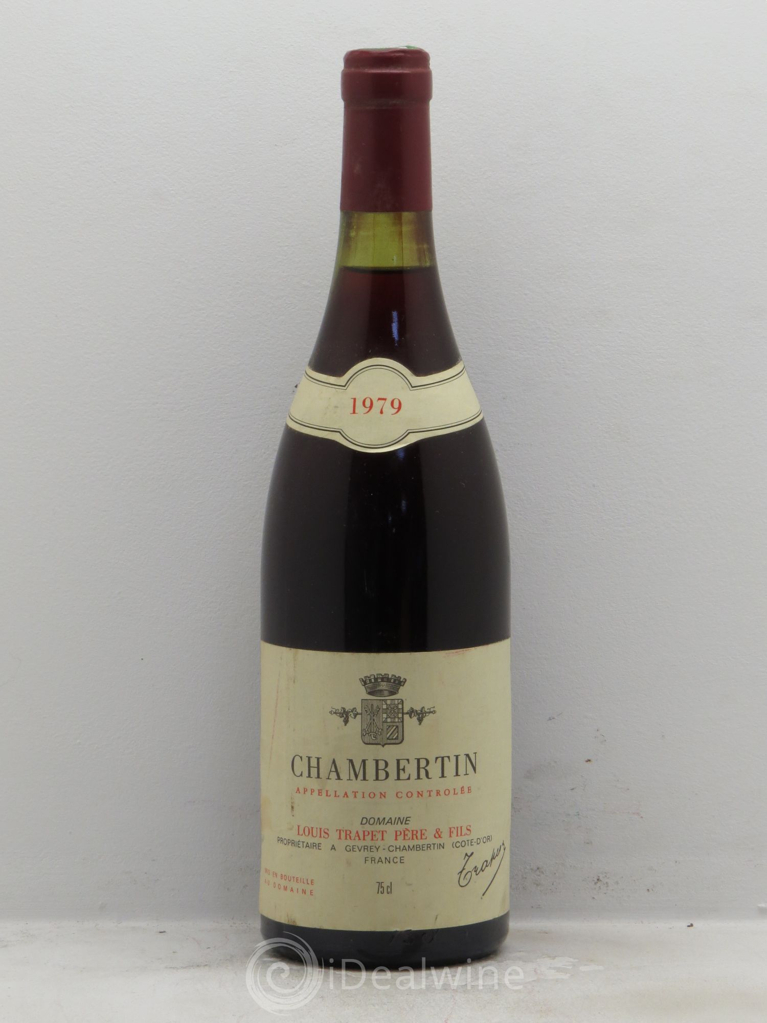 Chambertin Grand Cru Domaine Trapet 1979 - Lot de 1 bouteille - 0