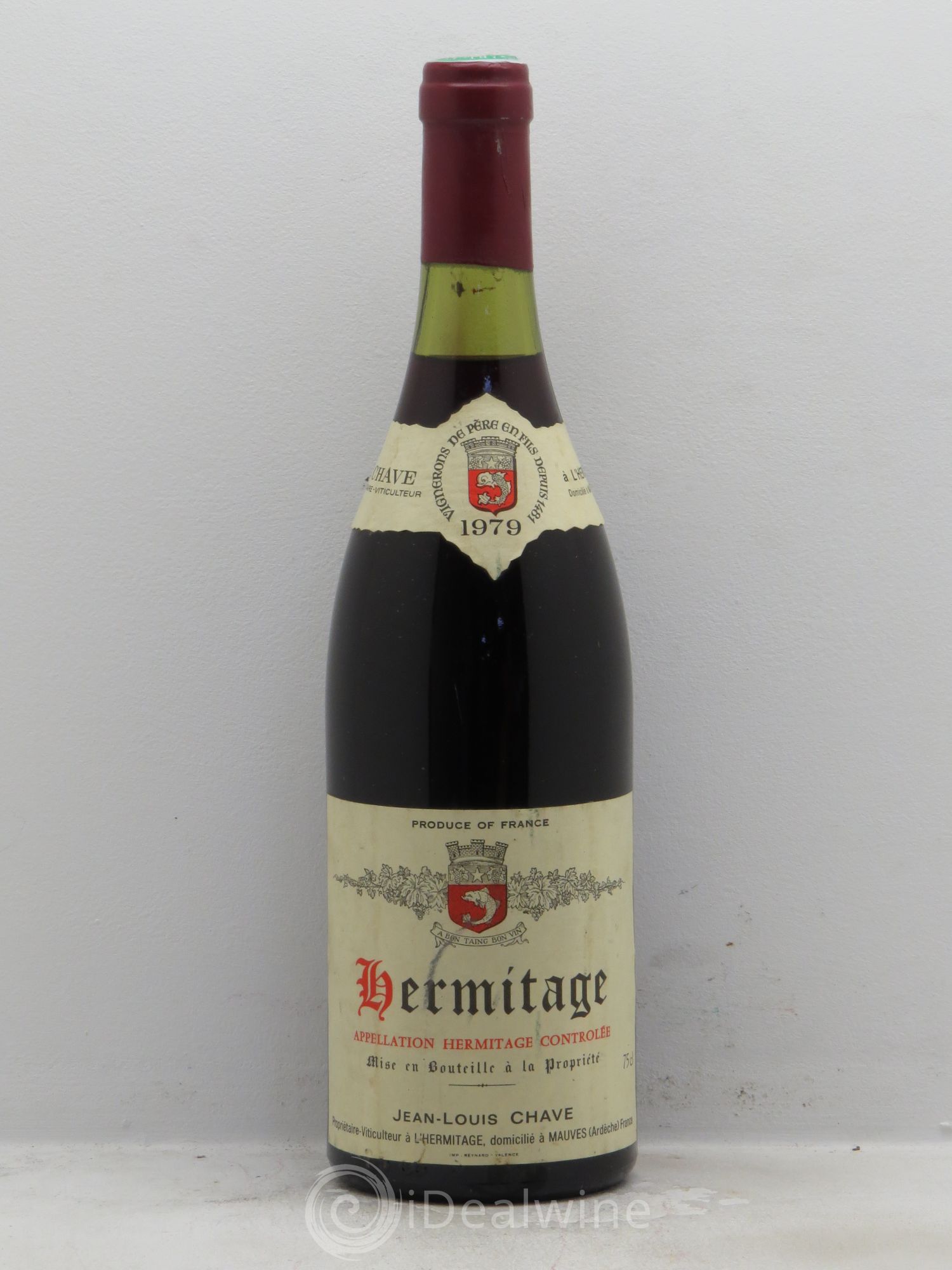Hermitage Jean-Louis Chave 1979 - Lot de 1 bouteille - 0