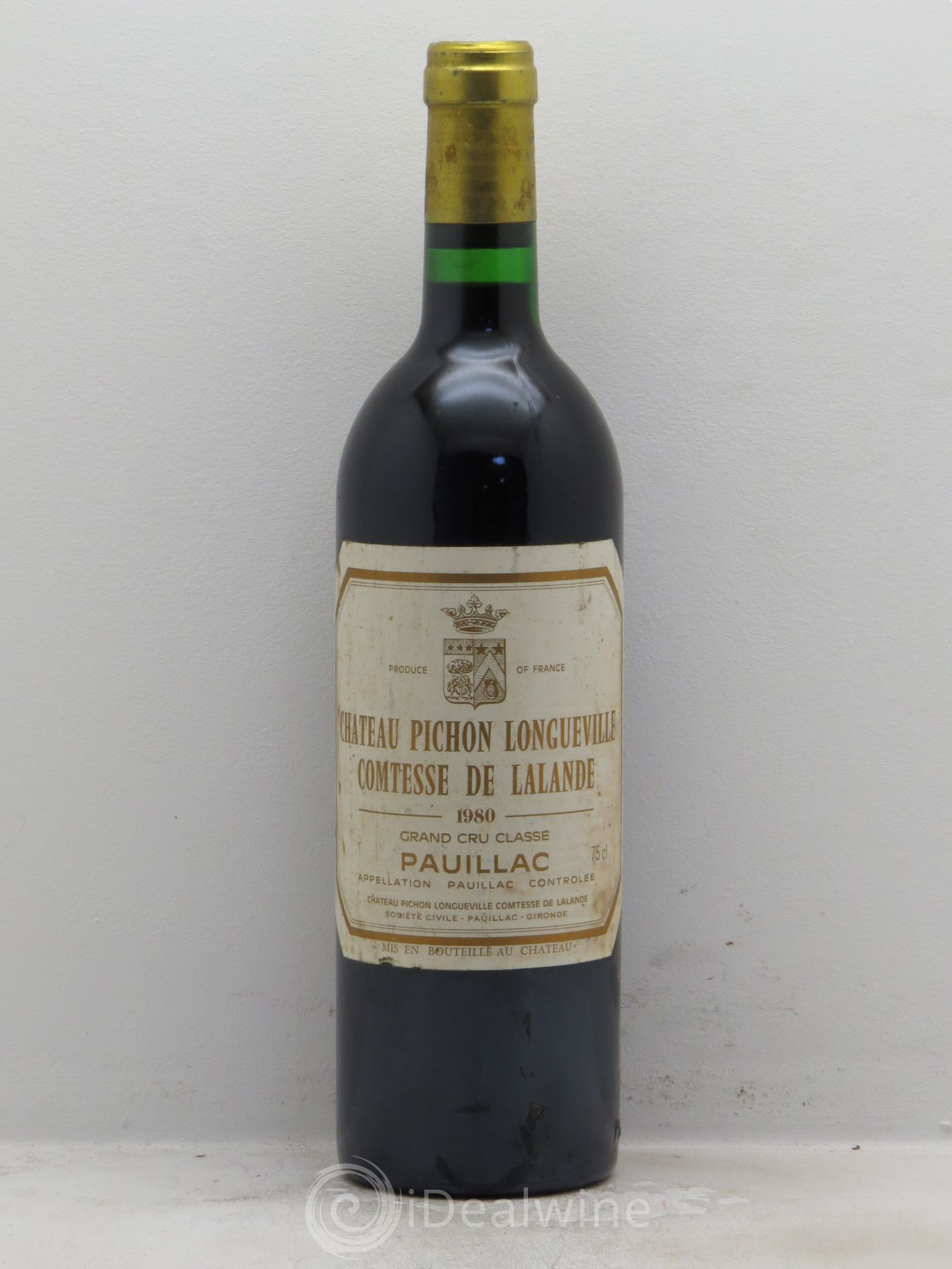 Château Pichon Longueville Comtesse de Lalande 2ème Grand Cru Classé 1980 - Lot de 1 bouteille - 0