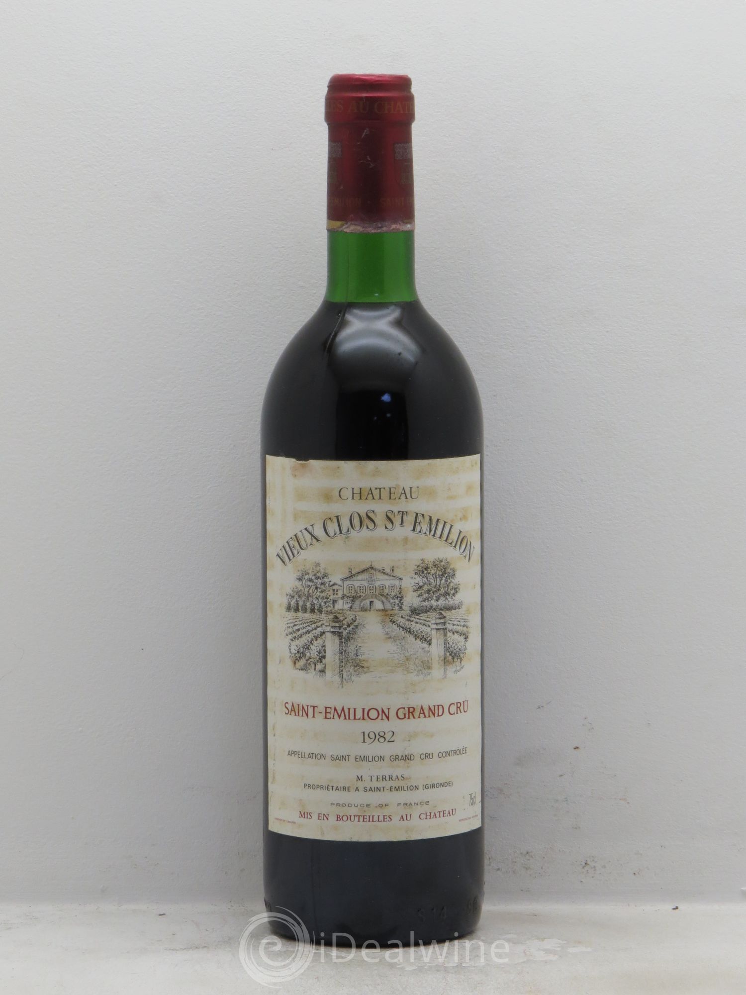Saint-Émilion Château Vieux clos 1982 - Posten von 1 Flasche - 0
