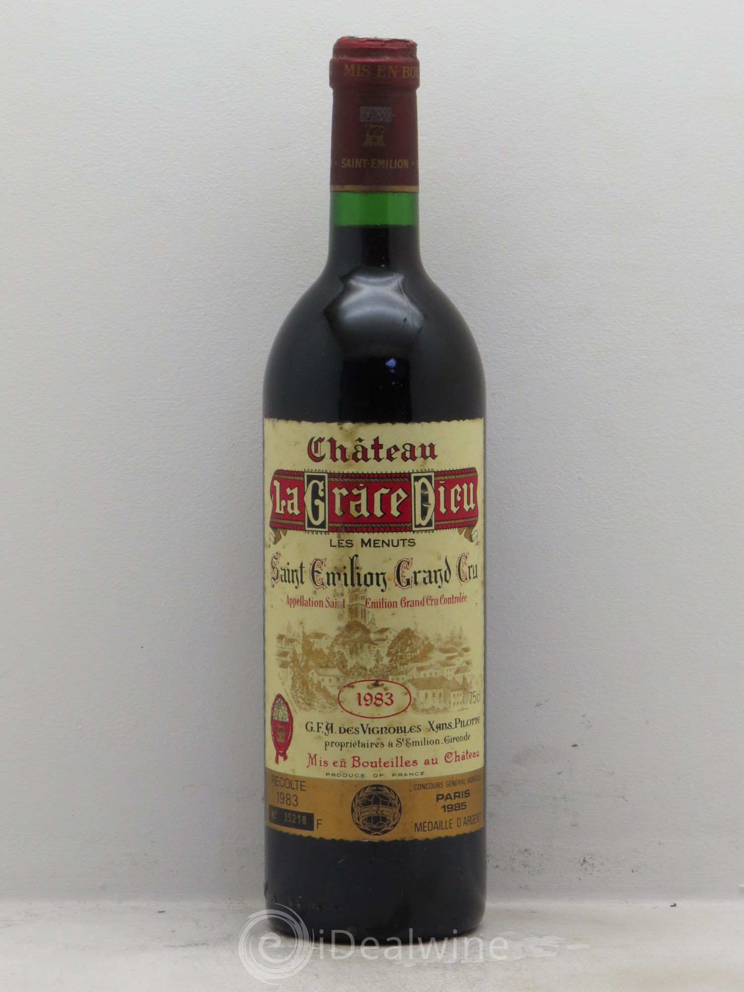 Château la Grâce Dieu les Menuts 1983 - Lot de 1 bouteille - 0
