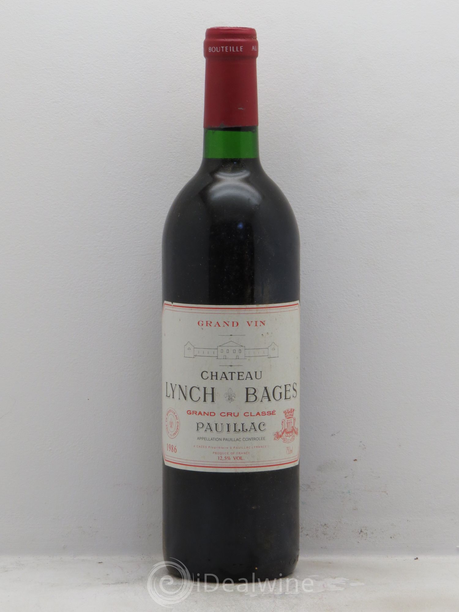 Château Lynch Bages 5ème Grand Cru Classé 1986 - Lot de 1 bouteille - 0