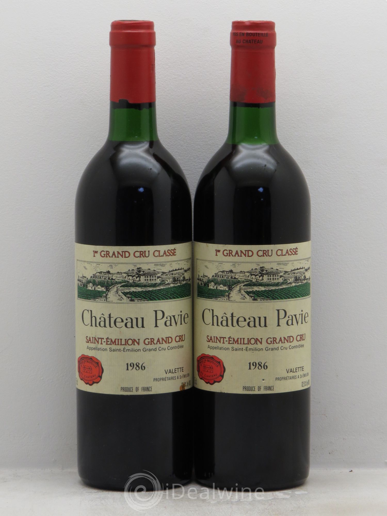 Château Pavie 1er Grand Cru Classé A 1986 - Lot de 2 bouteilles - 0