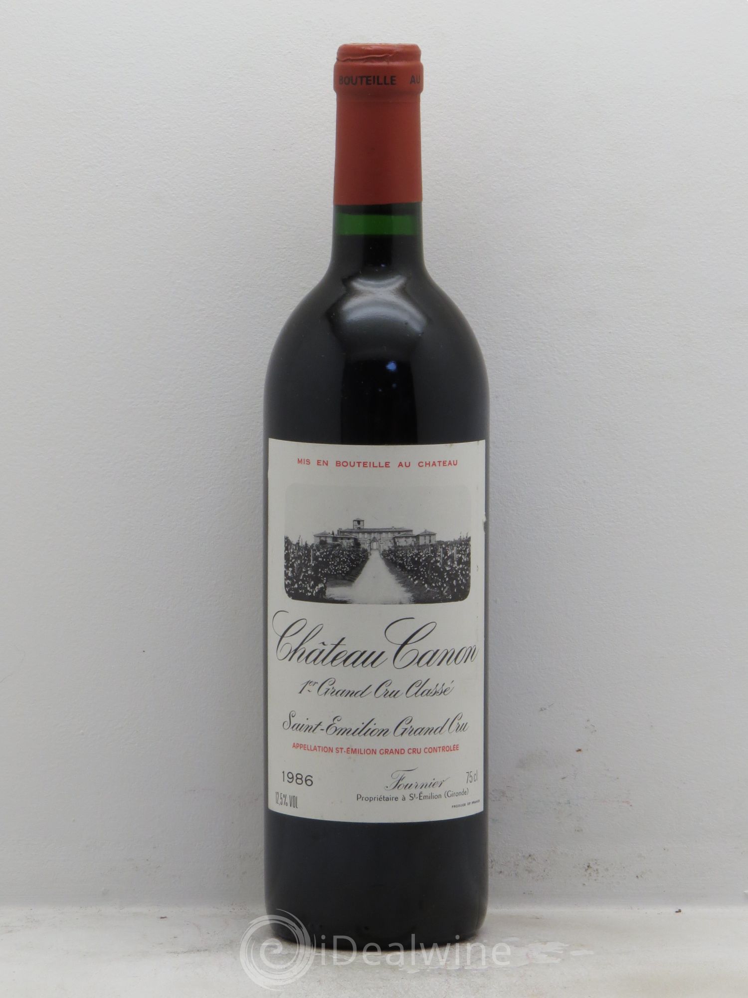 Château Canon 1er Grand Cru Classé B 1986 - Lot de 1 bouteille - 0