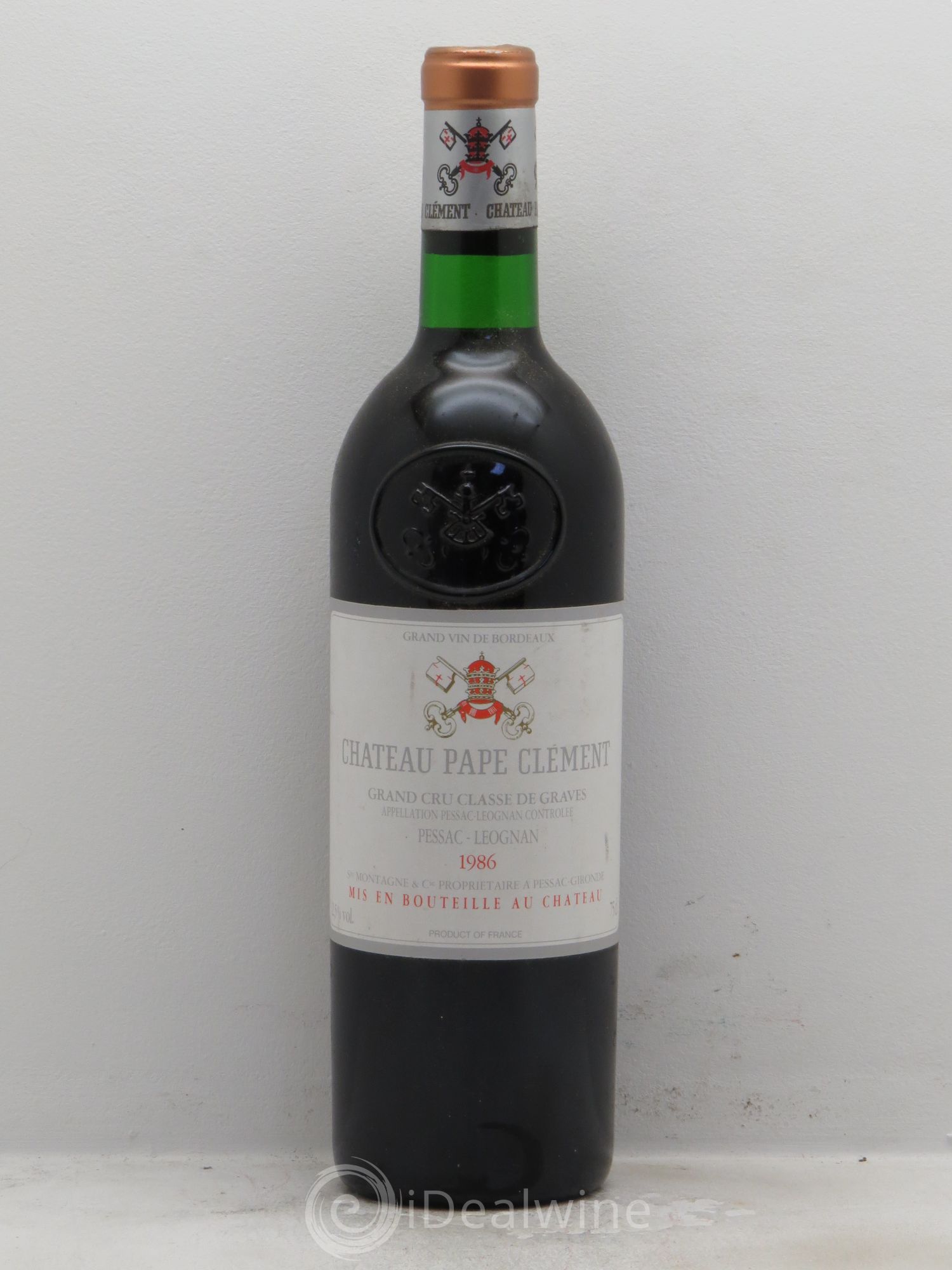 Château Pape Clément Cru Classé de Graves 1986 - Lot de 1 bouteille - 0