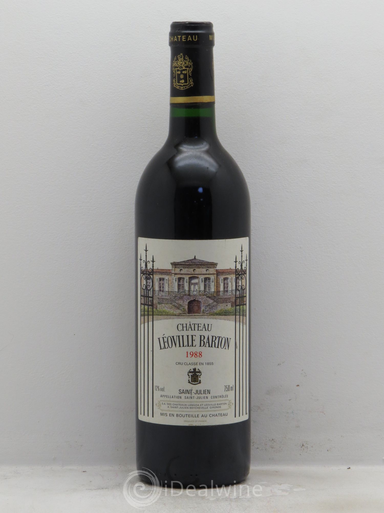 Château Léoville Barton 2ème Grand Cru Classé 1988 - Lot de 1 bouteille - 0