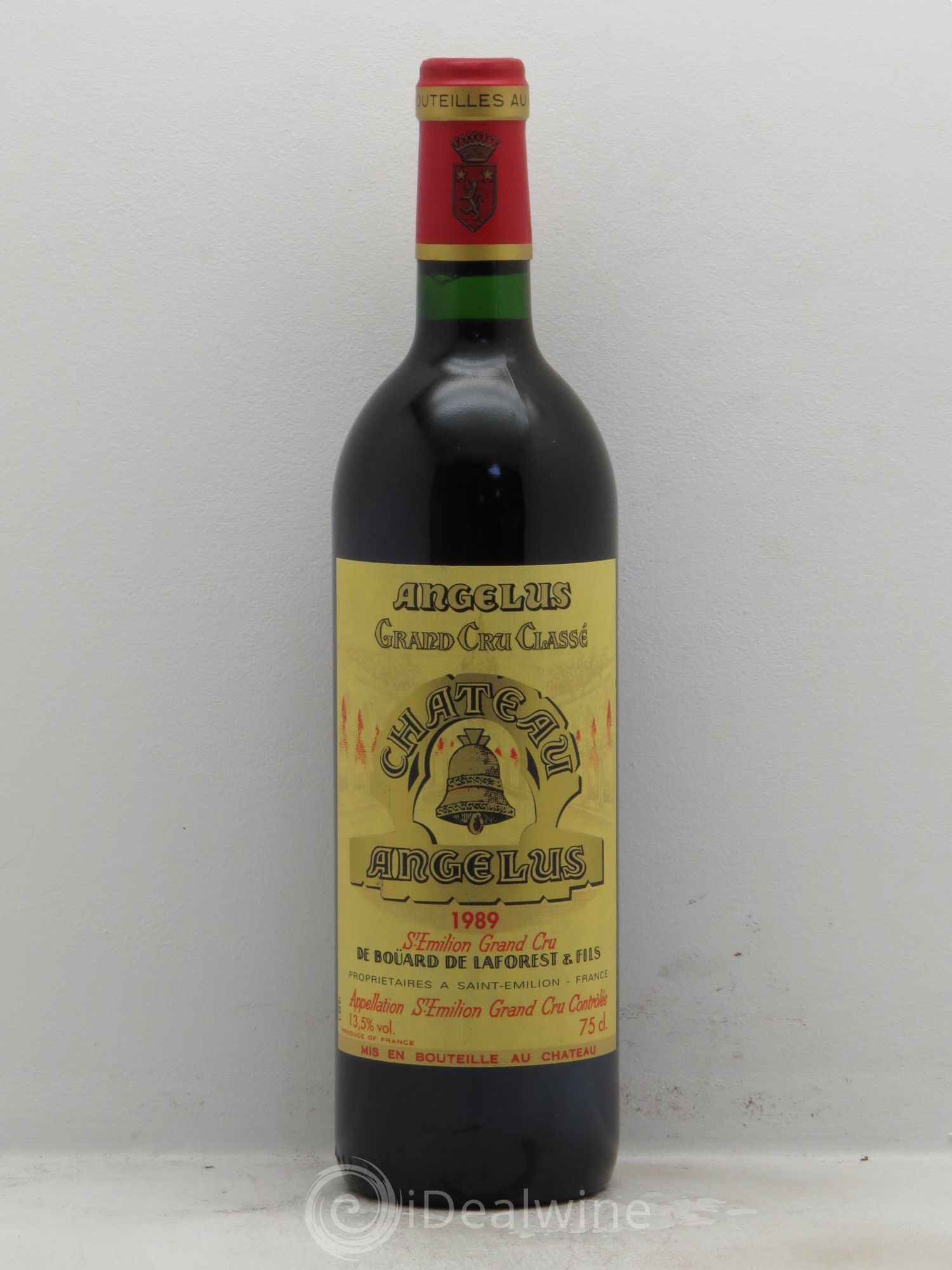 Château Angélus 1er Grand Cru Classé A 1989 - Lot de 1 bouteille - 0