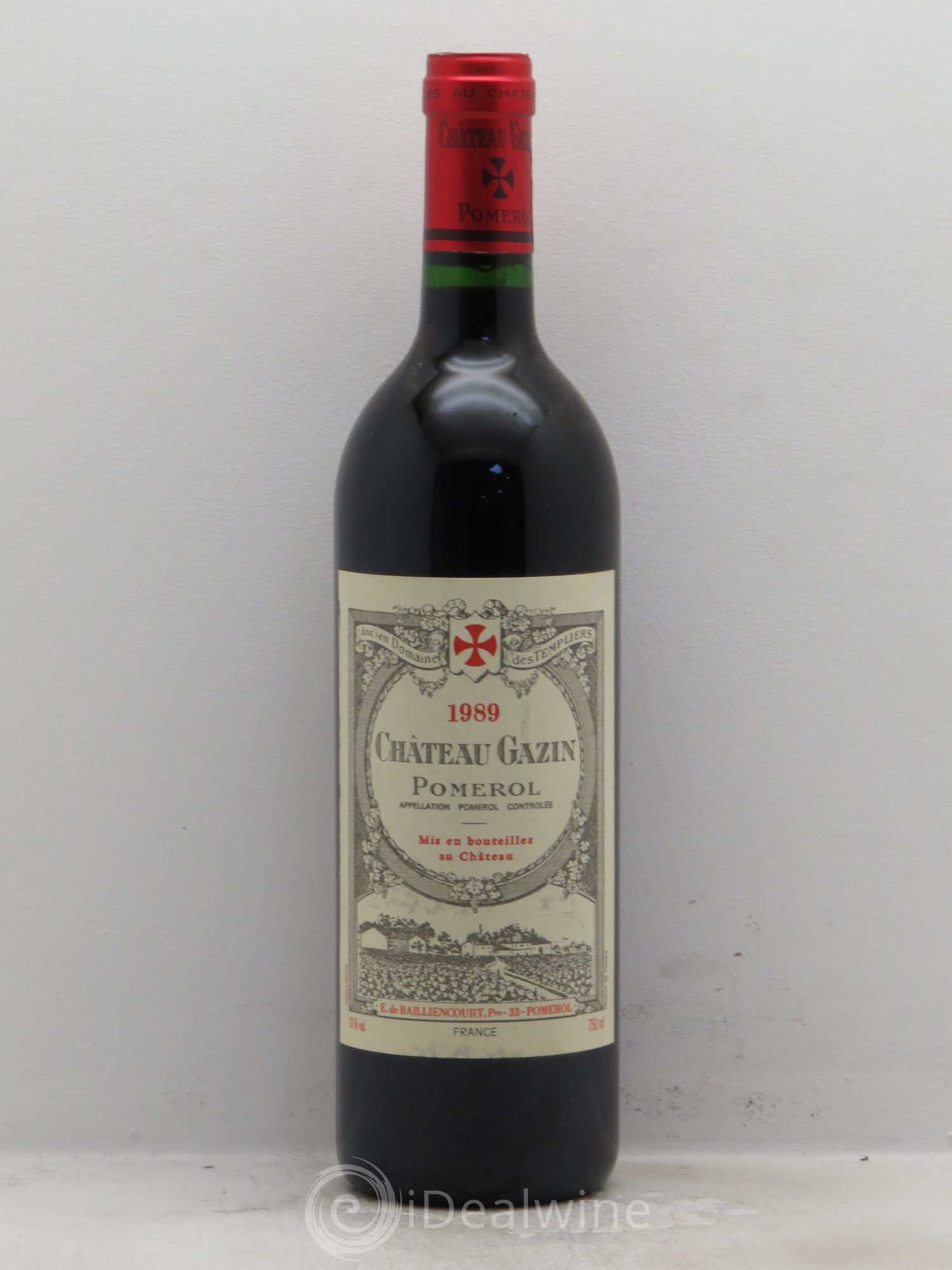 Château Gazin 1989 - Lot de 1 bouteille - 0