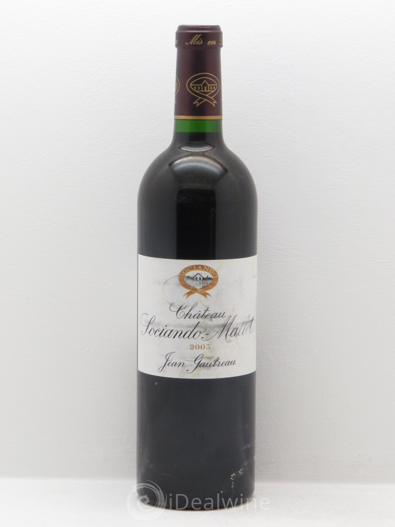 Château Sociando Mallet 2003 - Lot de 6 bouteilles - 0