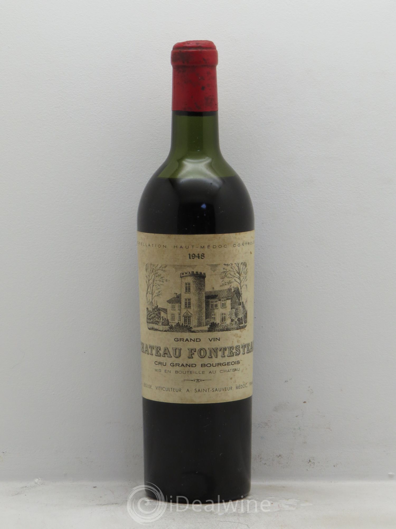 Château Fontesteau Cru Bourgeois 1948 - Lot de 1 bouteille - 0