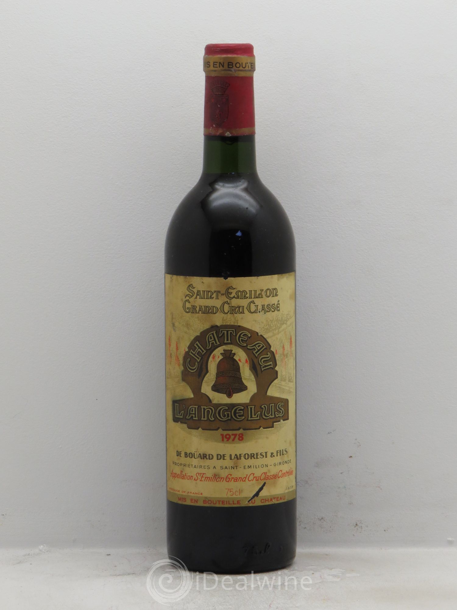 Château Angélus 1er Grand Cru Classé A 1978 - Lot de 1 bouteille - 0