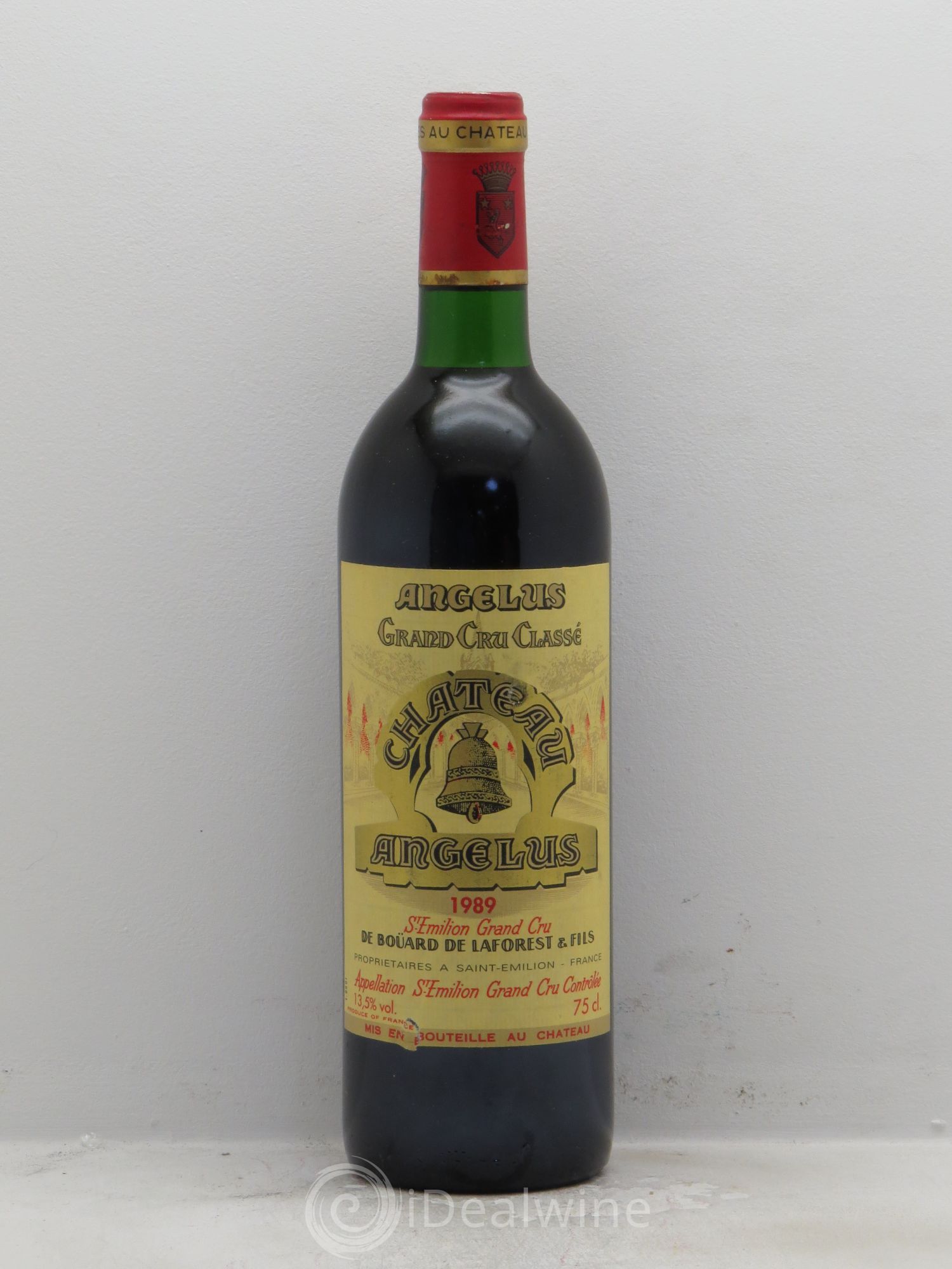 Château Angélus 1er Grand Cru Classé A 1989 - Lot de 1 bouteille - 0