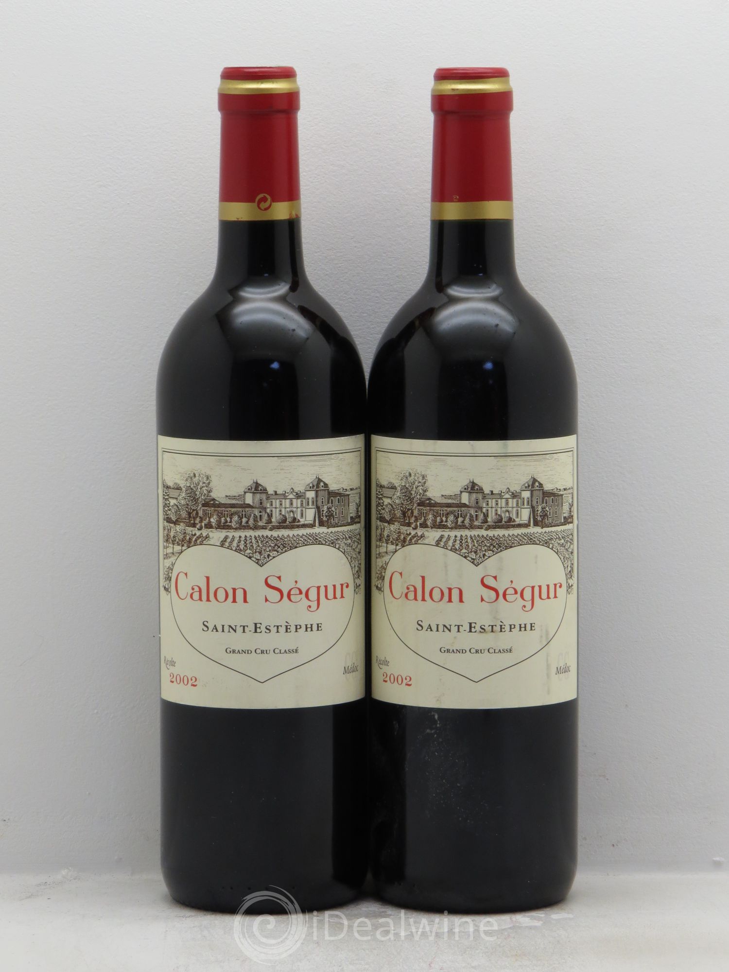Château Calon Ségur 3ème Grand Cru Classé 2002 - Lot de 2 bouteilles - 0