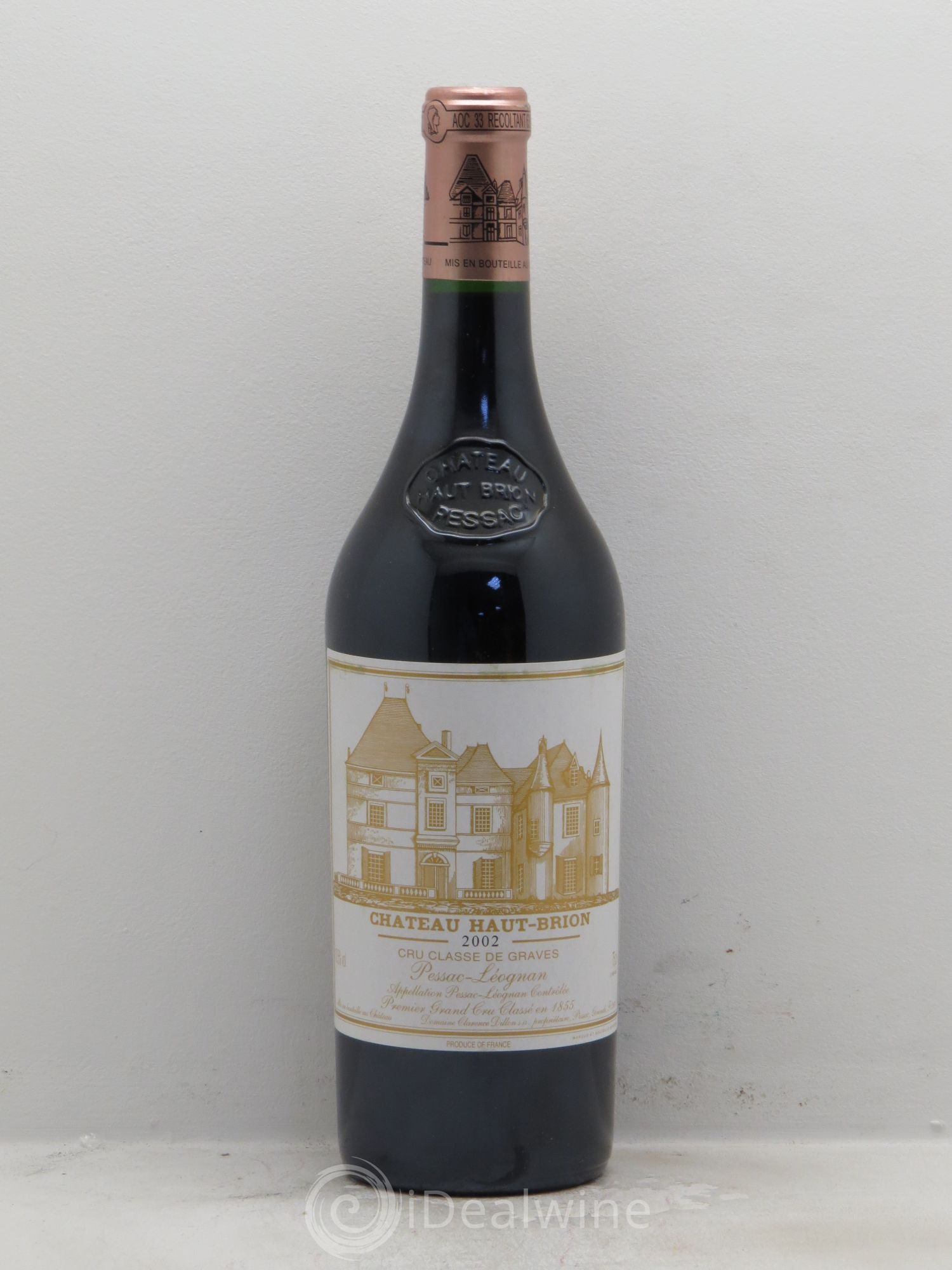 Château Haut Brion 1er Grand Cru Classé 2002 - Lot de 1 bouteille - 0