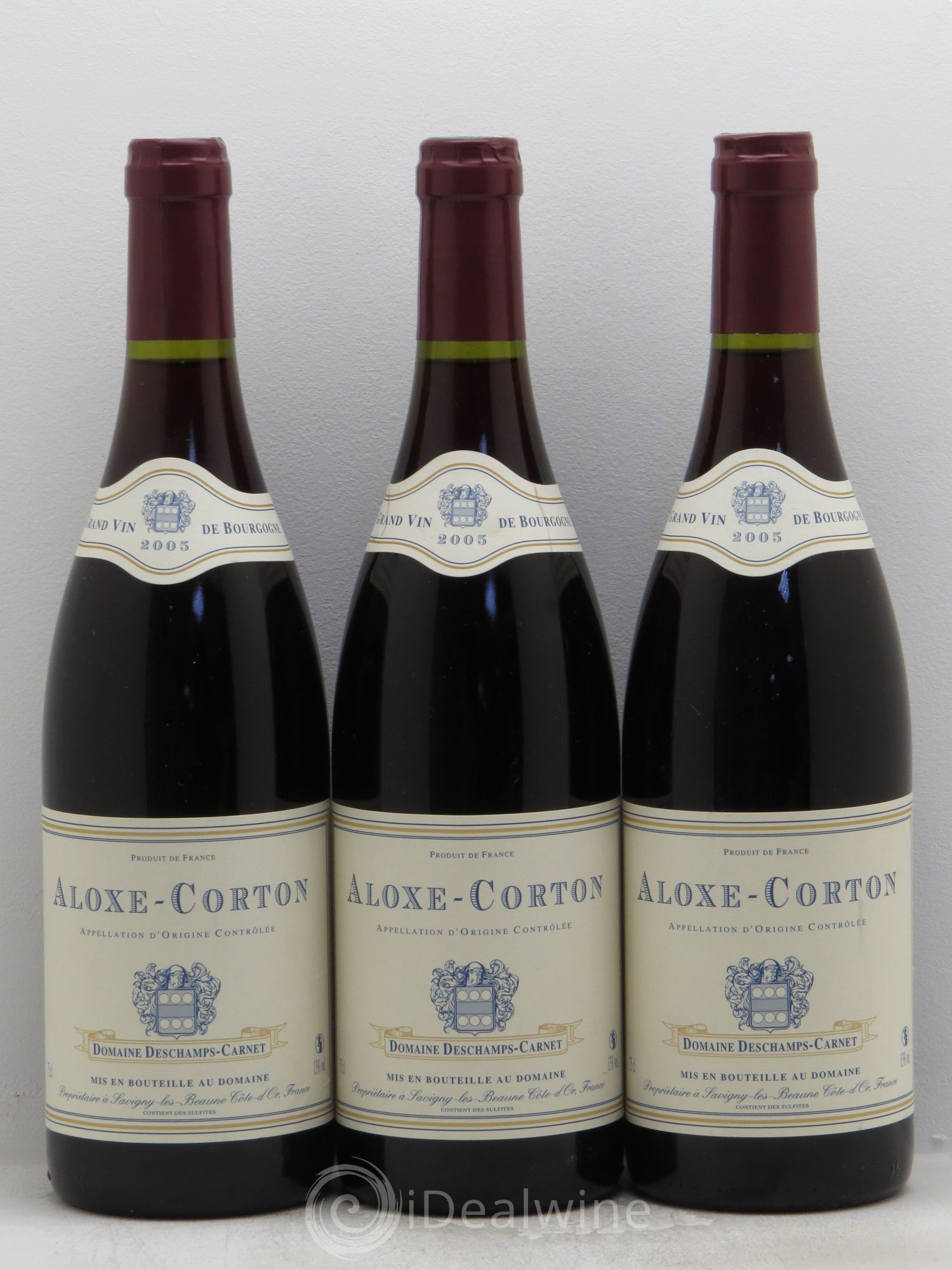 Aloxe-Corton Domaine Deschamps Carnet 2005 - Posten von 3 Flaschen - 0