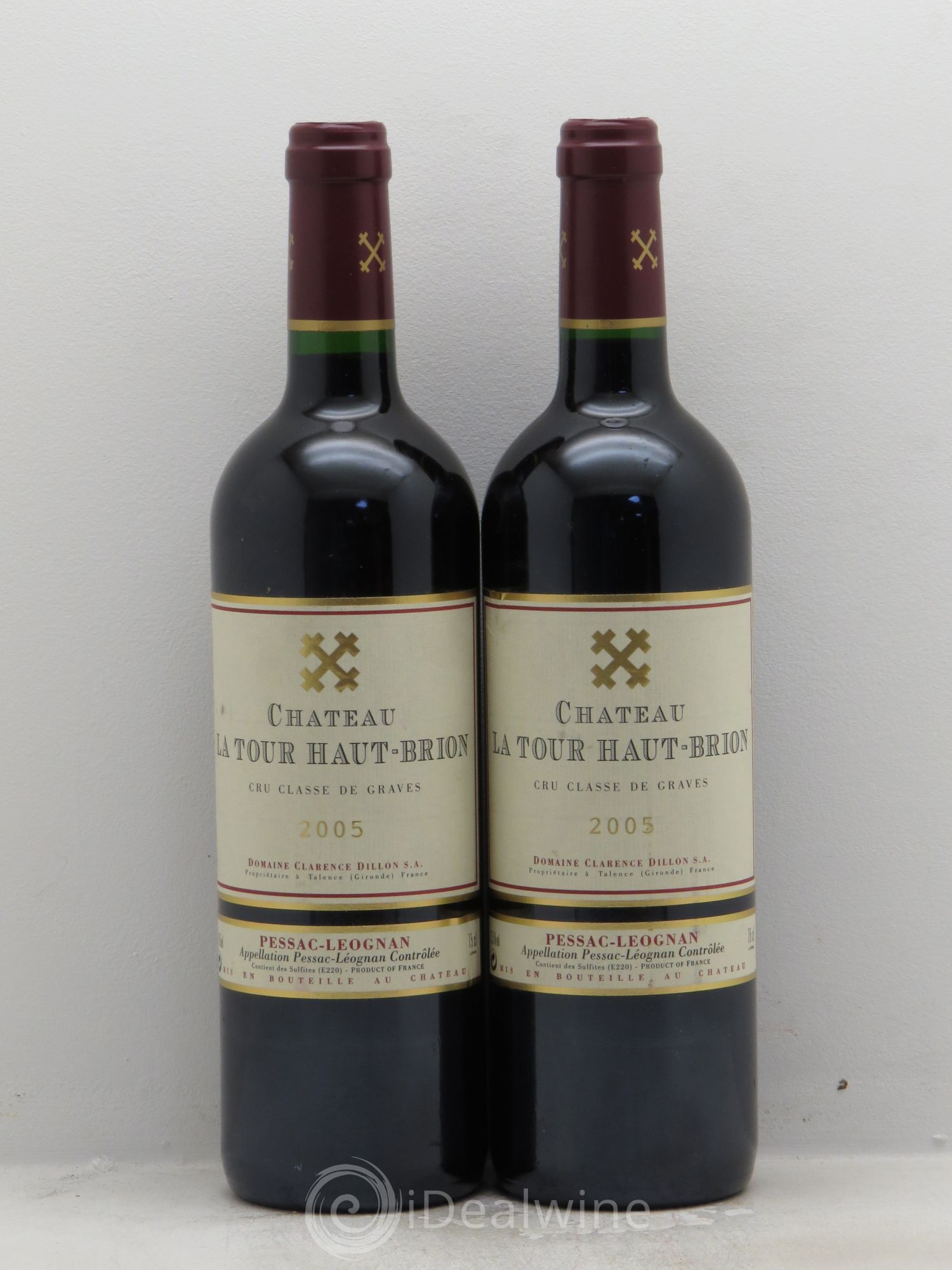 Château la Tour Haut-Brion Cru Classé de Graves 2005 - Lot de 2 bouteilles - 0