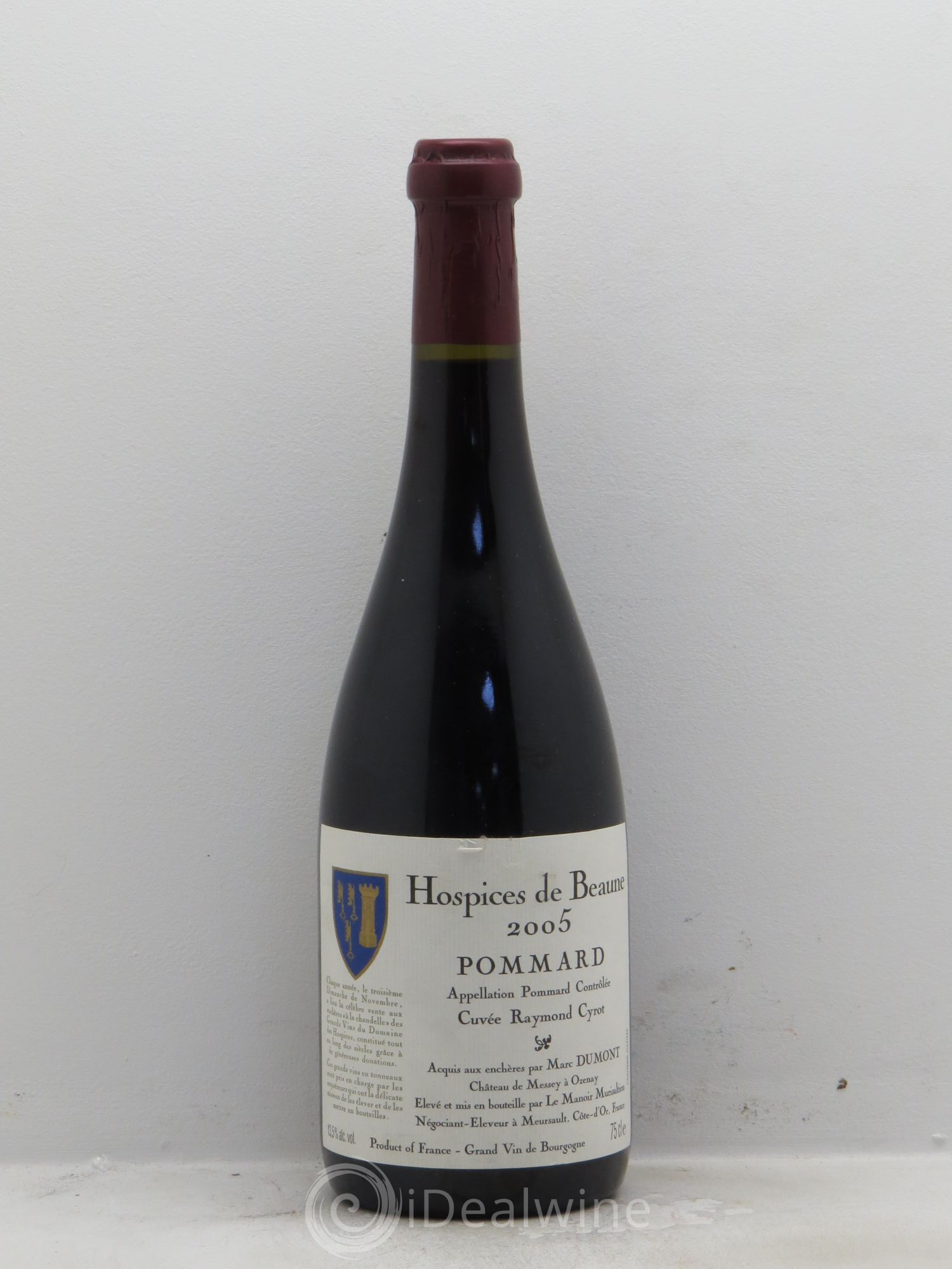 Pommard Cuvée Raymond Cyrot 2005 - Posten von 6 Flaschen - 0