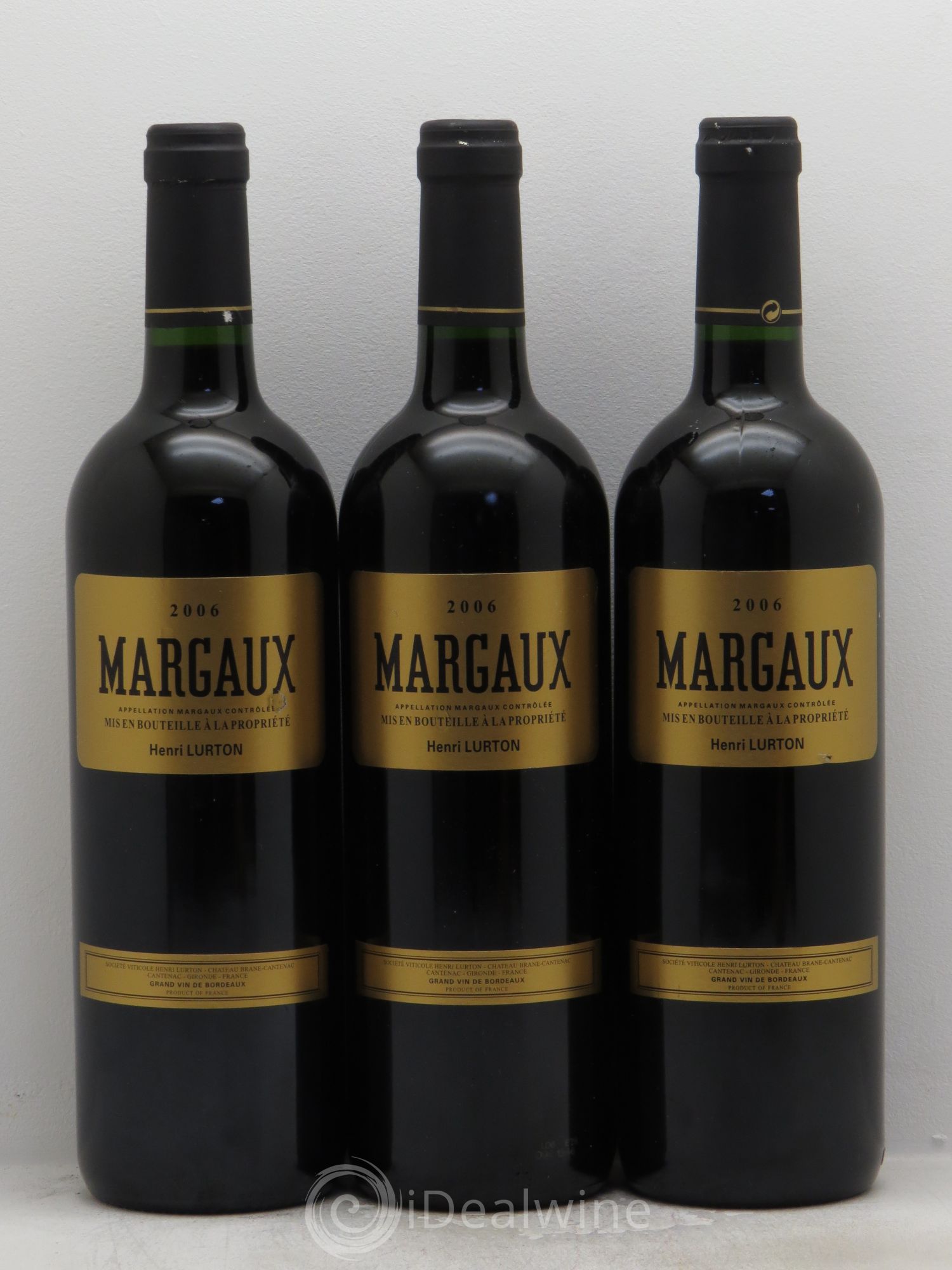Bordeaux Henri Lurton Margaux 2006 - Posten von 3 Flaschen - 0