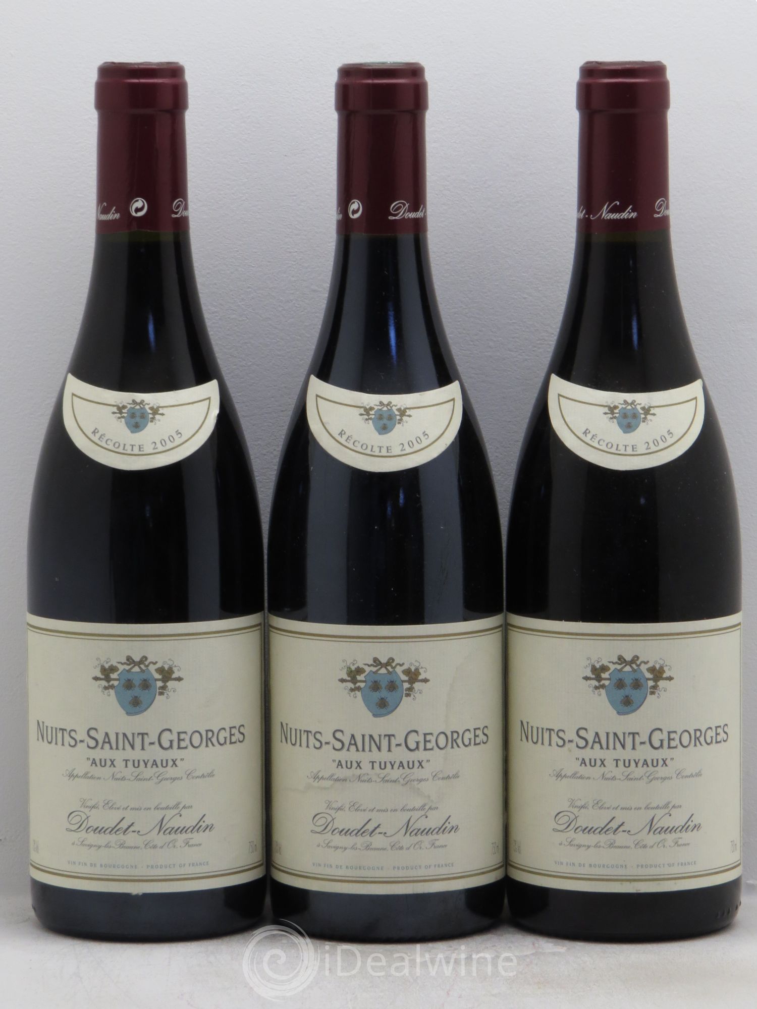 Nuits-Saint-Georges Aux Tuyaux Doudet Naudin 2005 - Posten von 3 Flaschen - 0