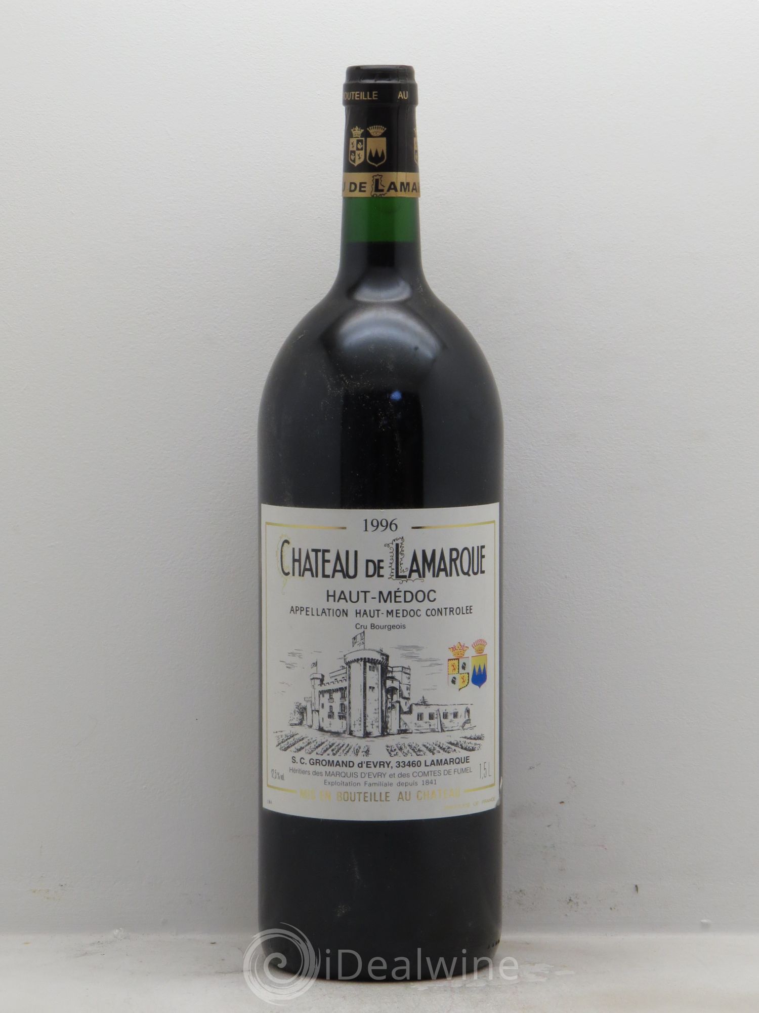 Château de Lamarque Cru Bourgeois 1996 - Lot de 1 magnum - 0