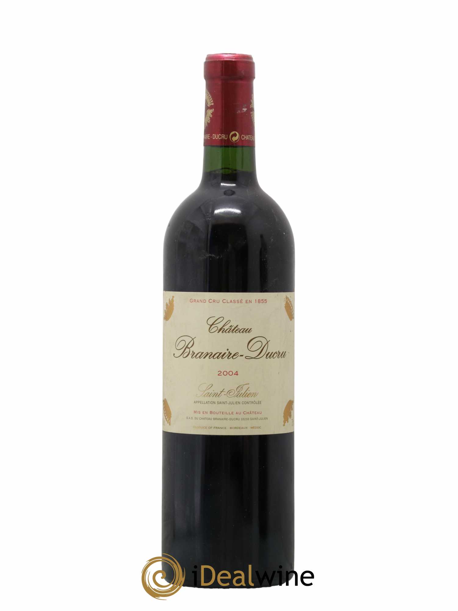 Château Branaire Ducru 4ème Grand Cru Classé 2004 - Lot de 1 bouteille - 0